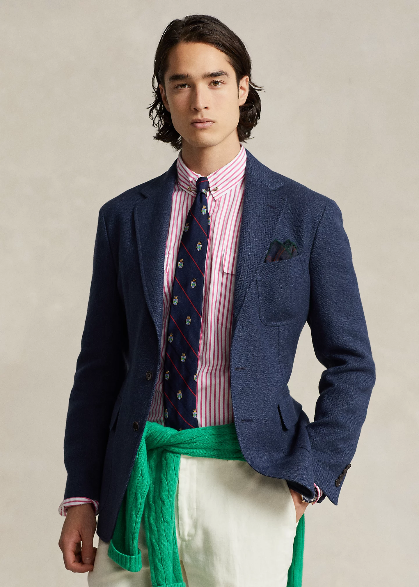 Polo Soft Tailored Herringbone Jacket