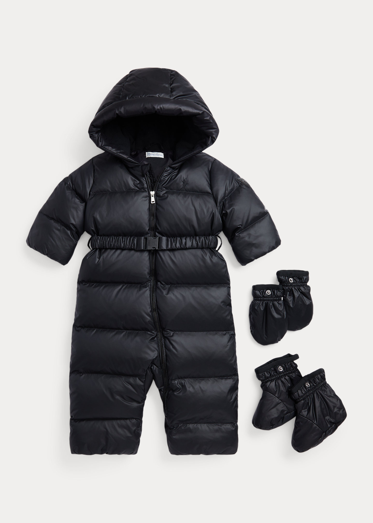 Water-Repellent Down Snowsuit