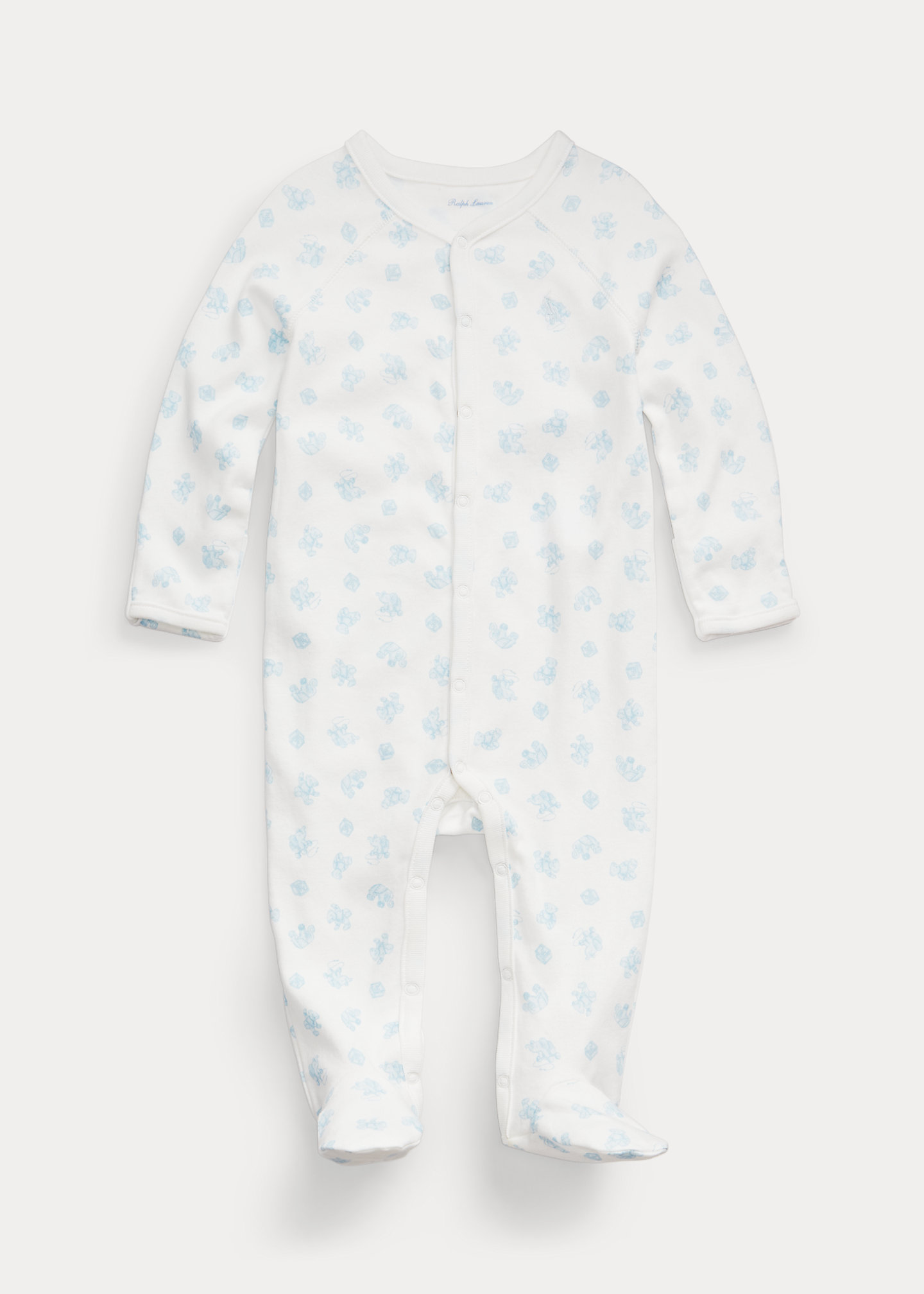 Cotton Interlock Footed Coverall