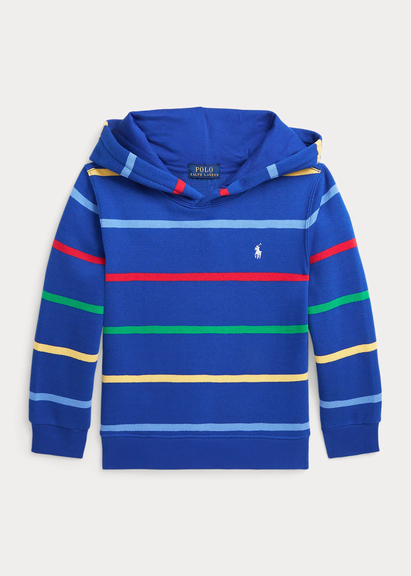 Striped Fleece Hoodie