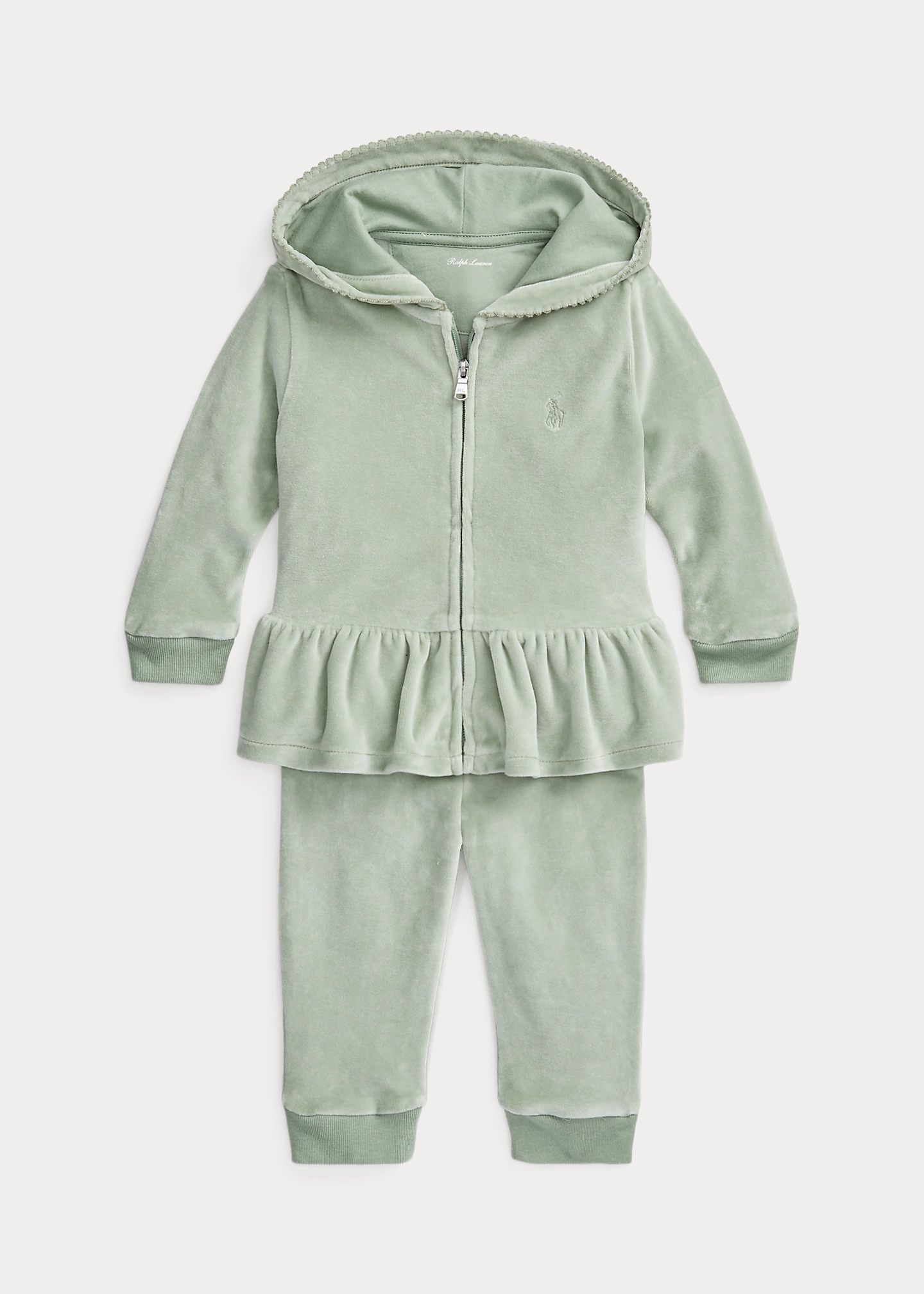 Velour Hoodie & Jogger Pant Set