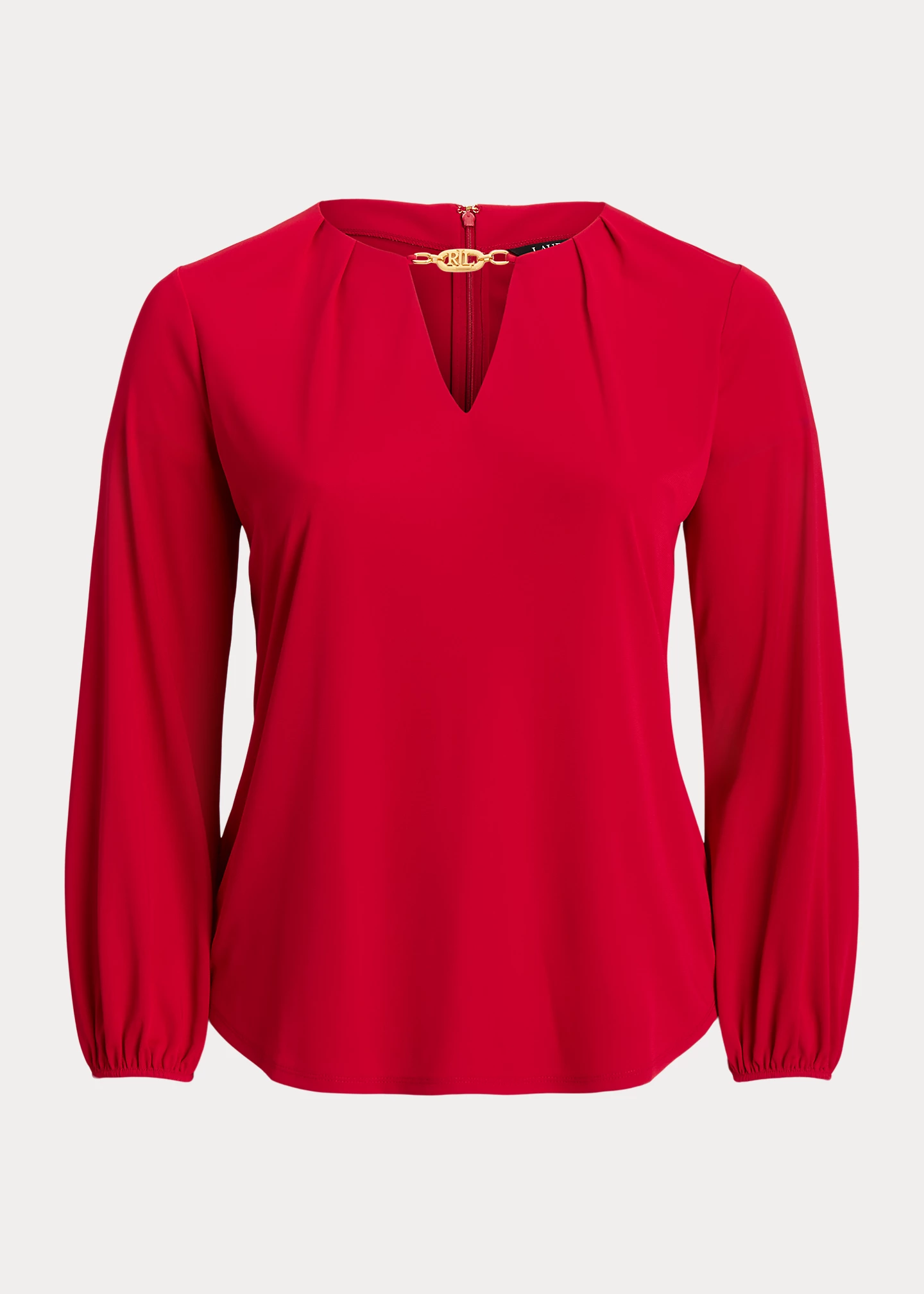 Logo-Trim Stretch Jersey Top