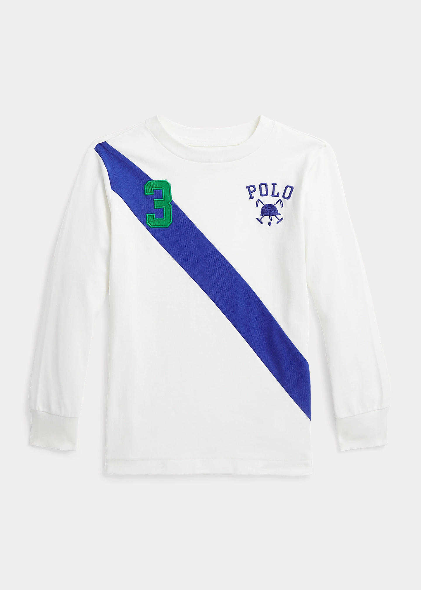 Logo Cotton Jersey Long-Sleeve Tee