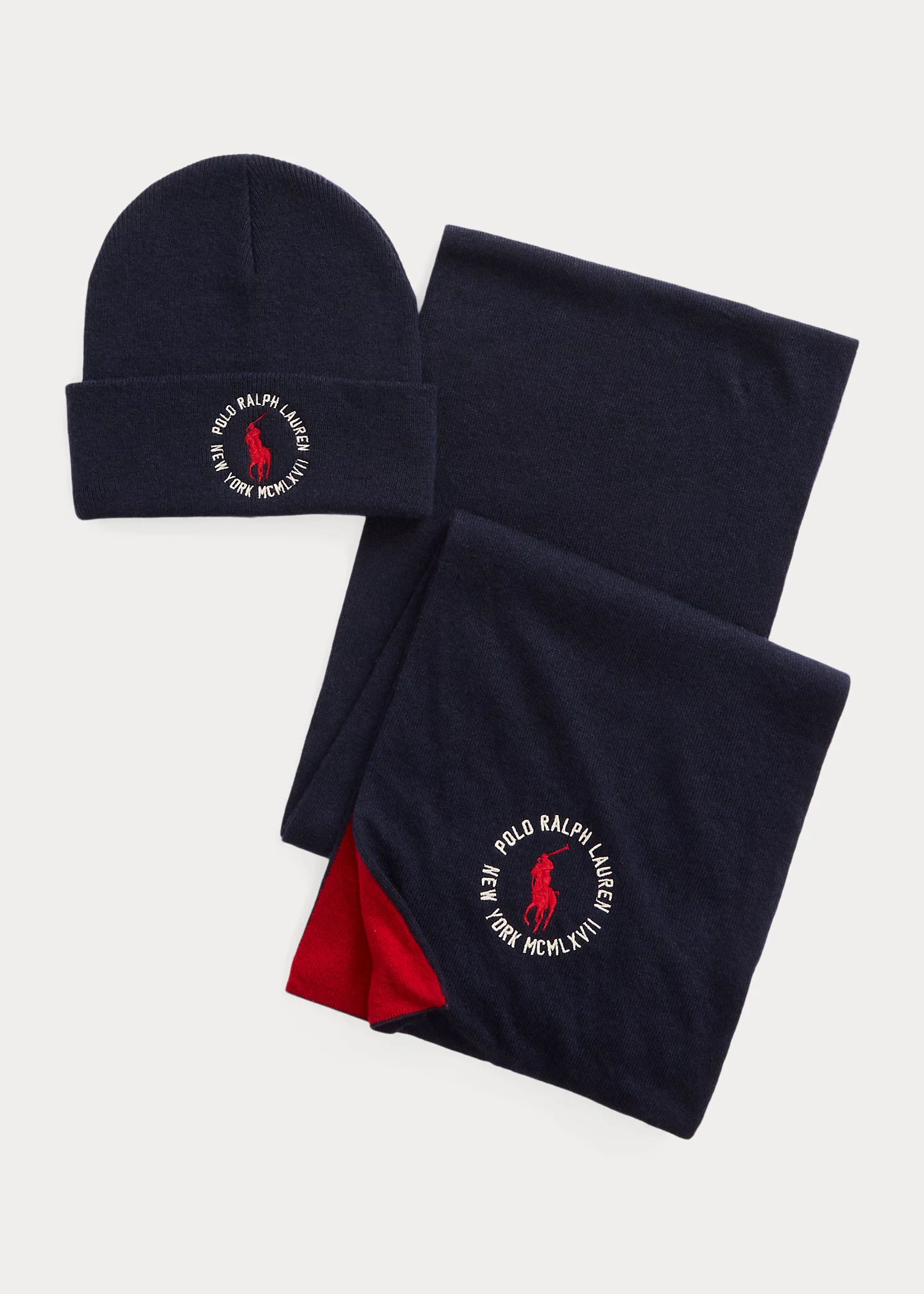 Signature Pony Beanie & Scarf Set