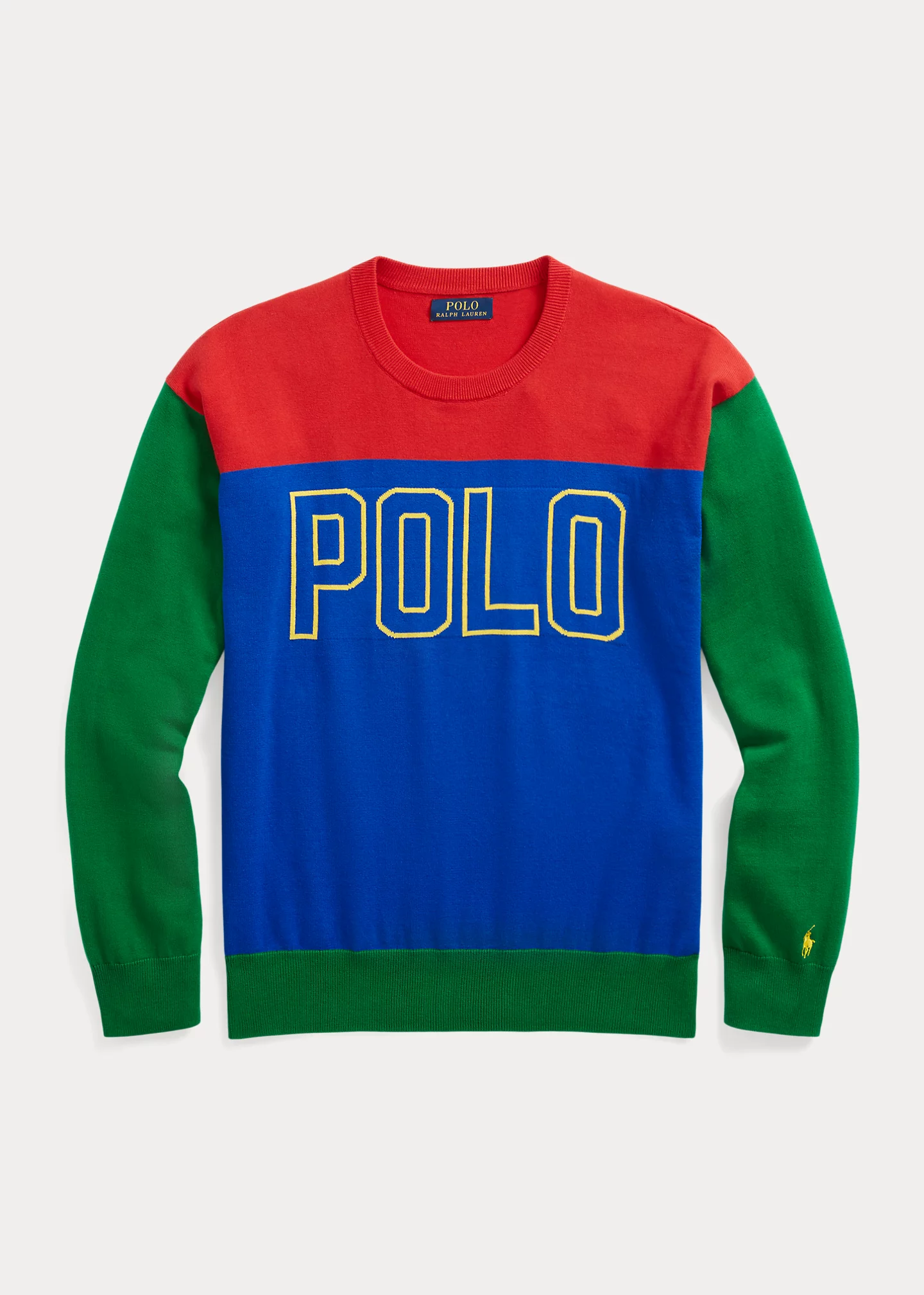 Big Fit Logo Cotton Sweater