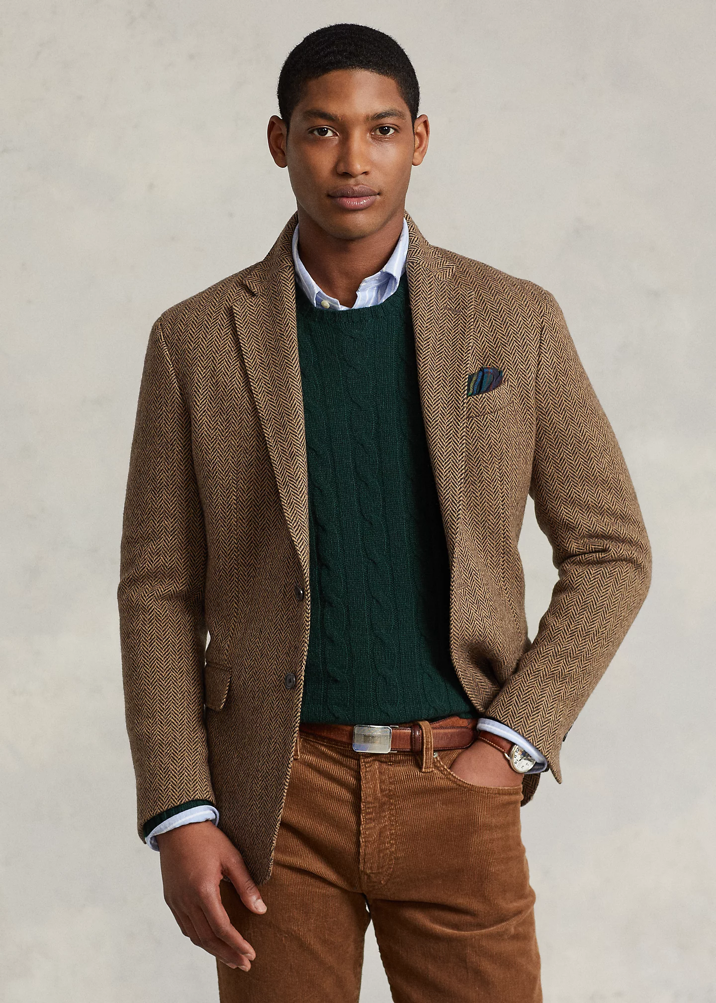 Polo Soft Herringbone Sport Coat