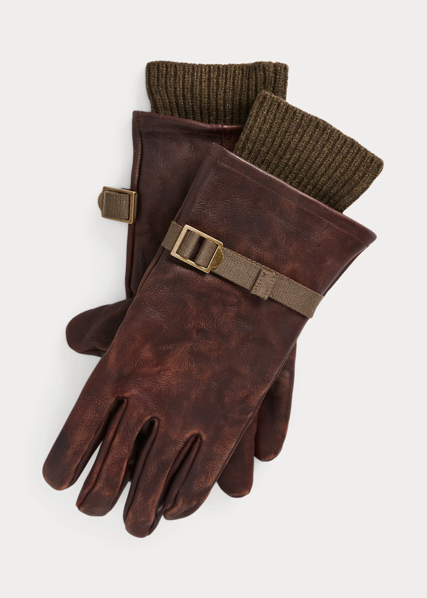 2-in-1 Leather & Wool Gloves