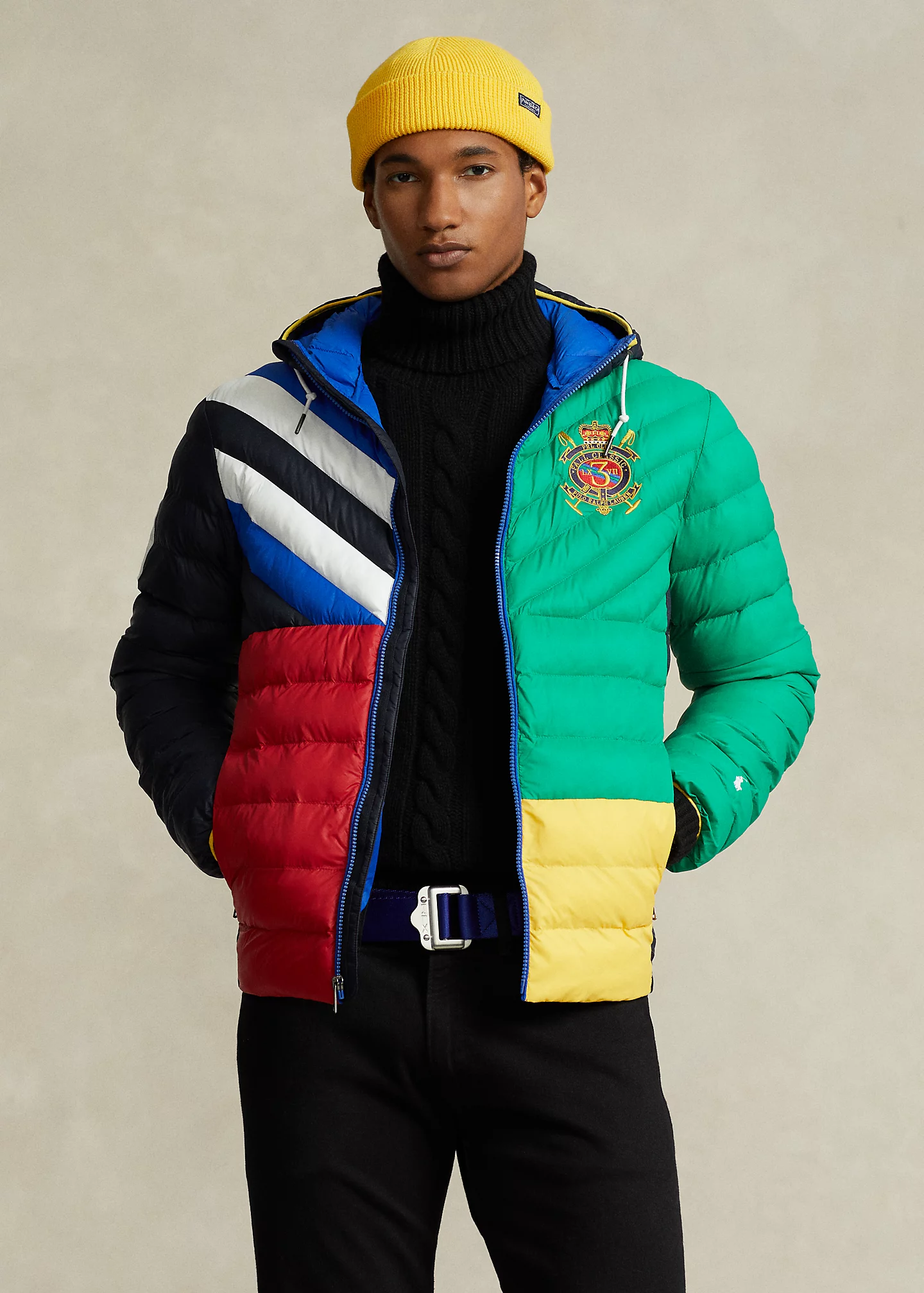 The Colden Packable Color-Blocked Jacket