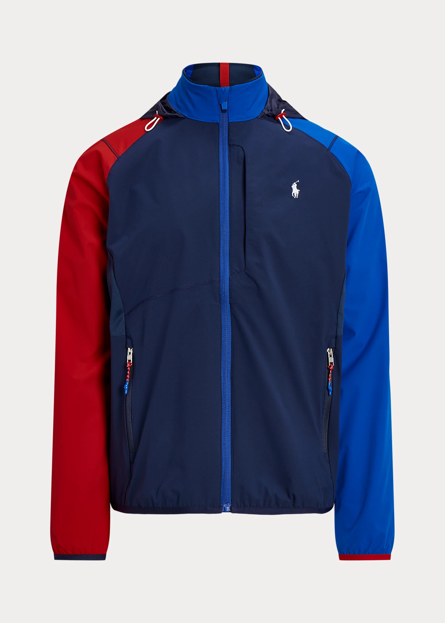 Packable Water-Repellent Hooded Jacket