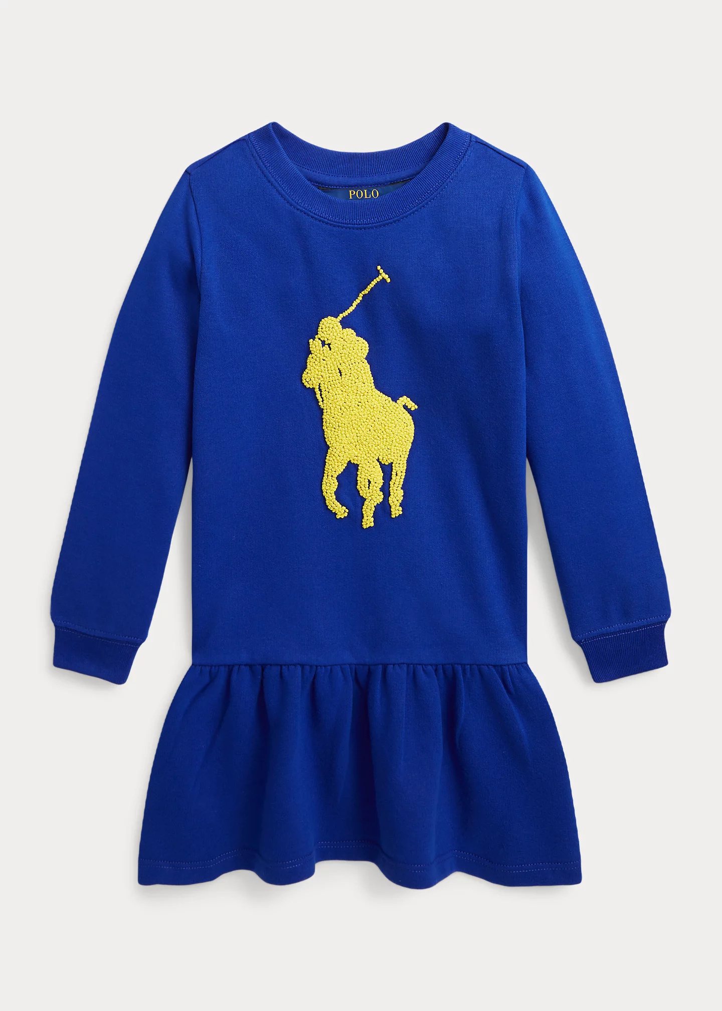 French Knot Big Pony Fleece Dress