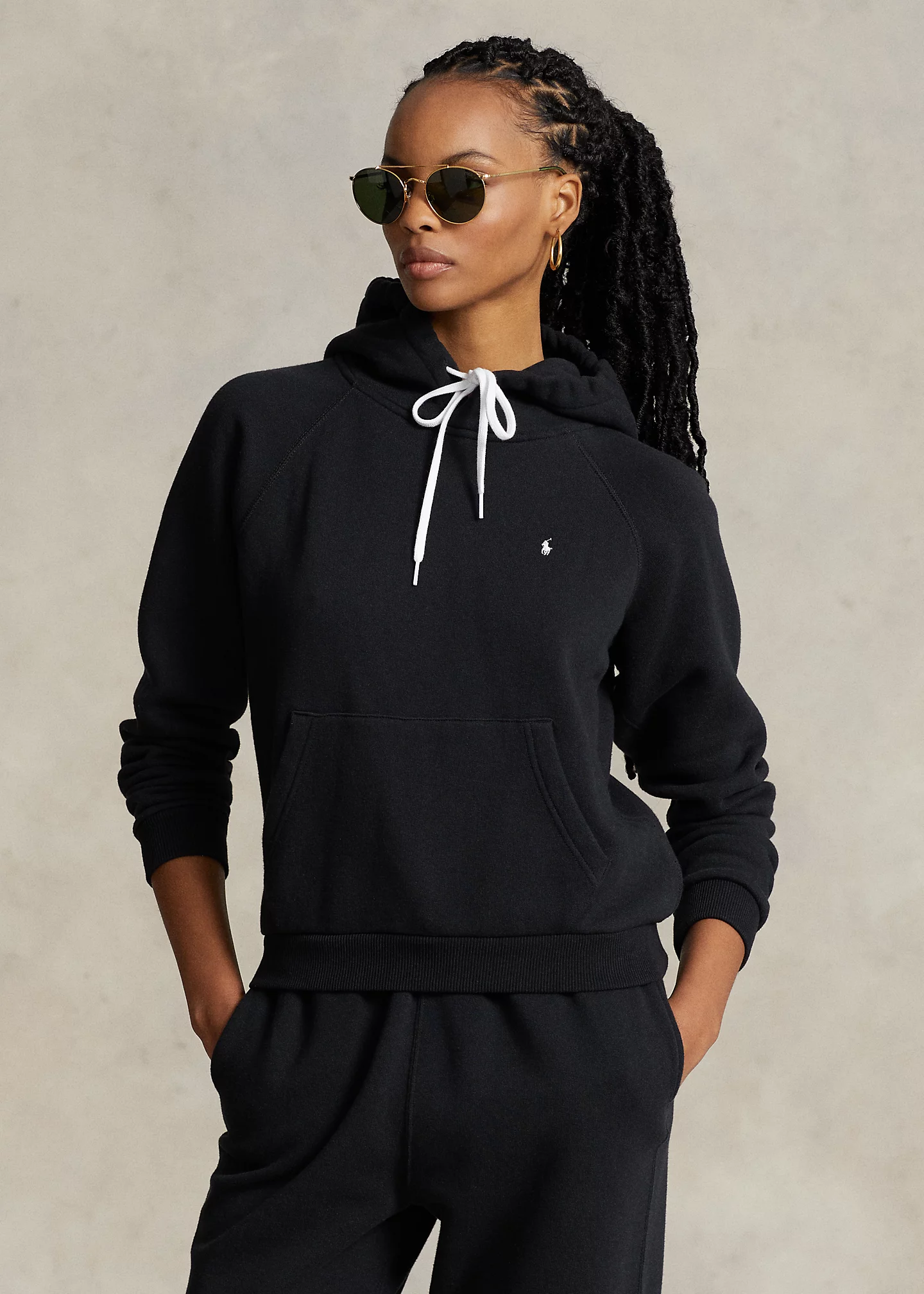 Shrunken Fit Fleece Hoodie