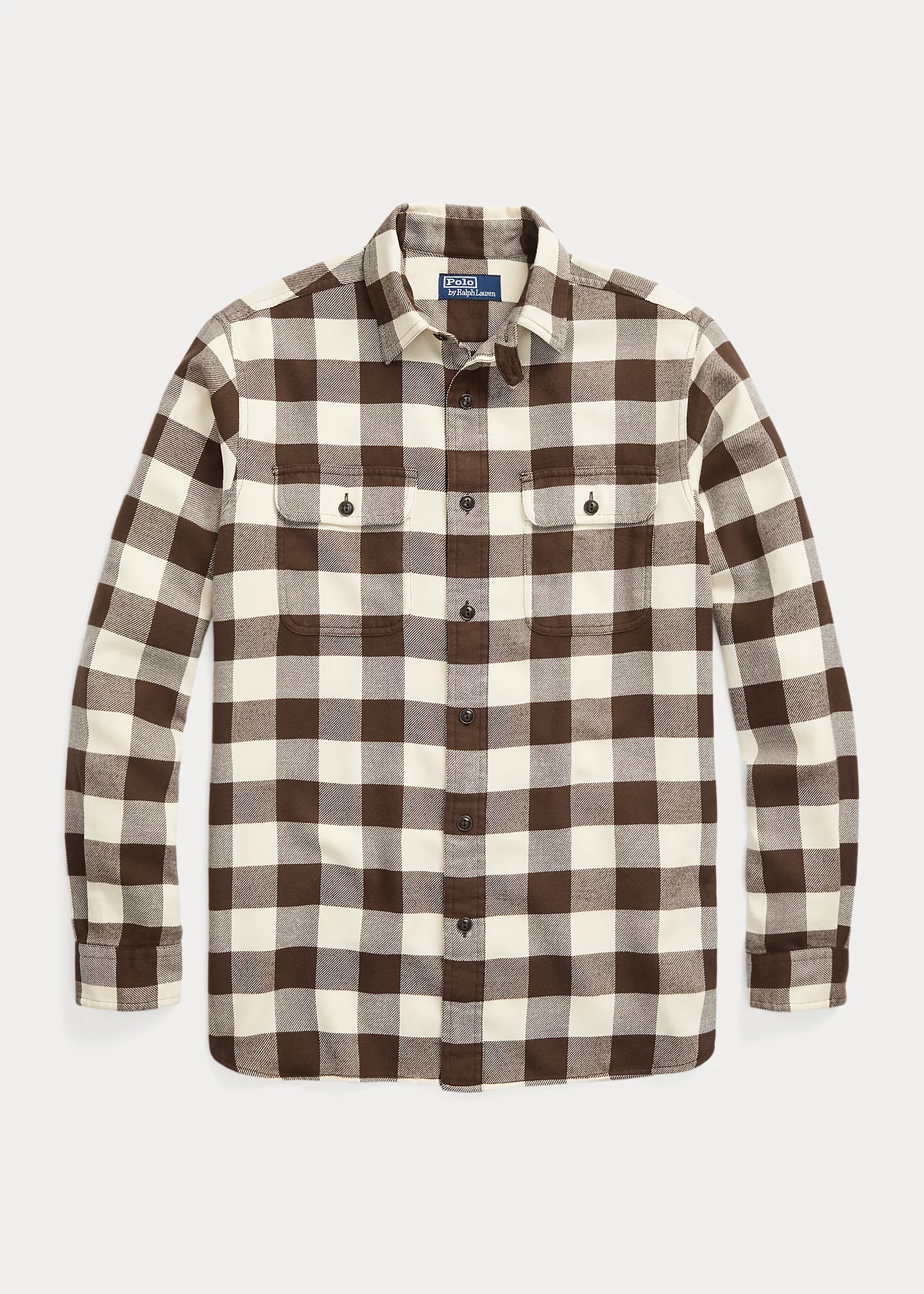 Classic Fit Checked Twill Workshirt
