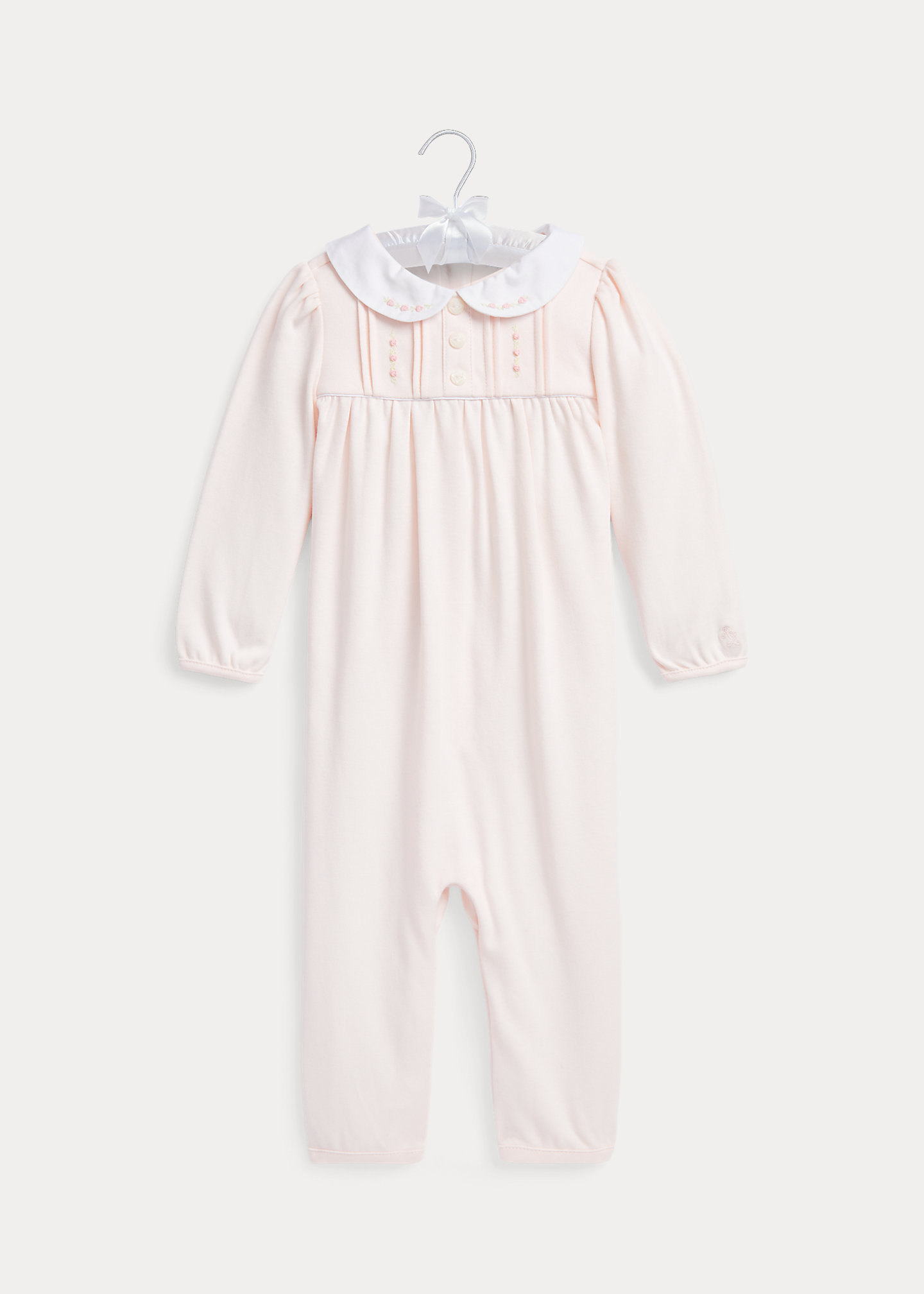 Embroidered Organic Cotton Coverall