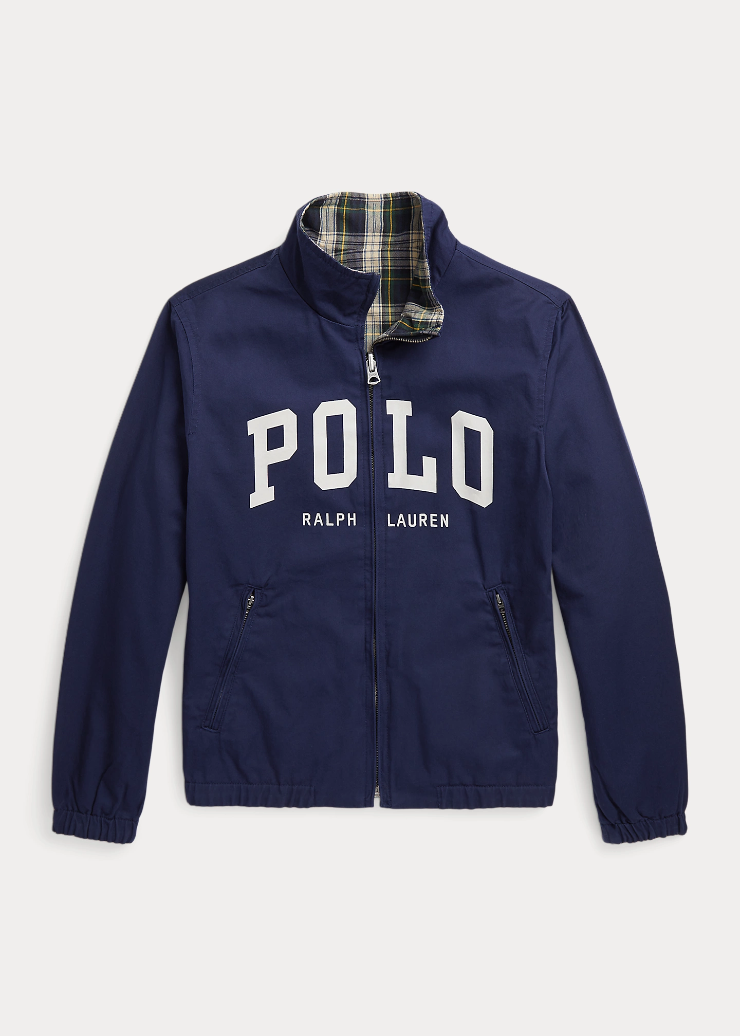 Reversible Cotton Twill & Oxford Jacket