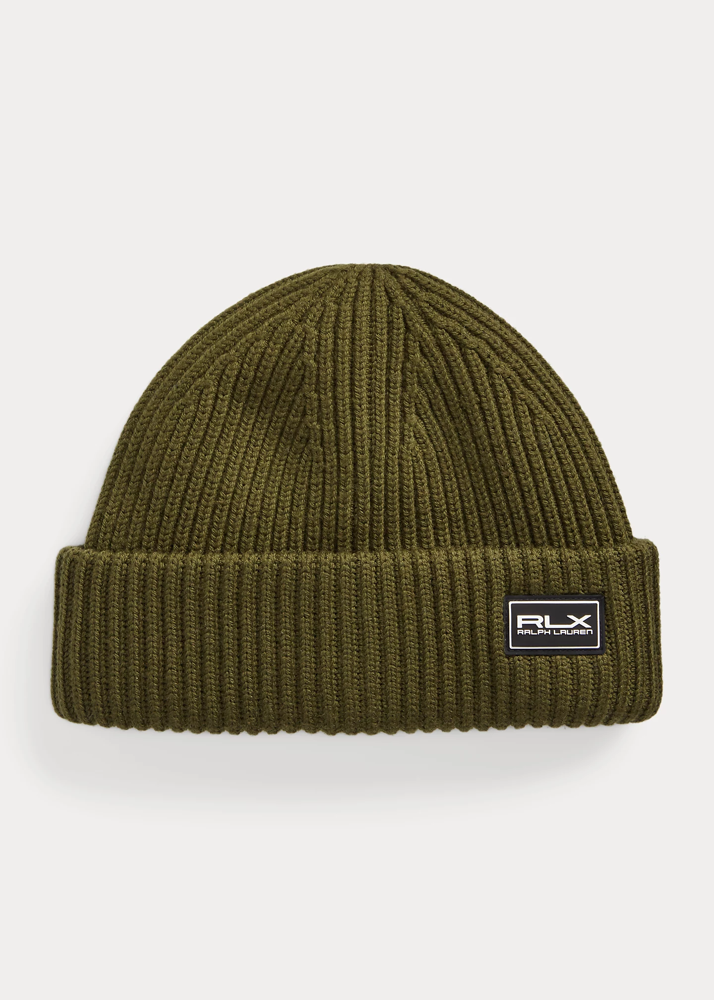 Rib-Knit Merino Wool Beanie