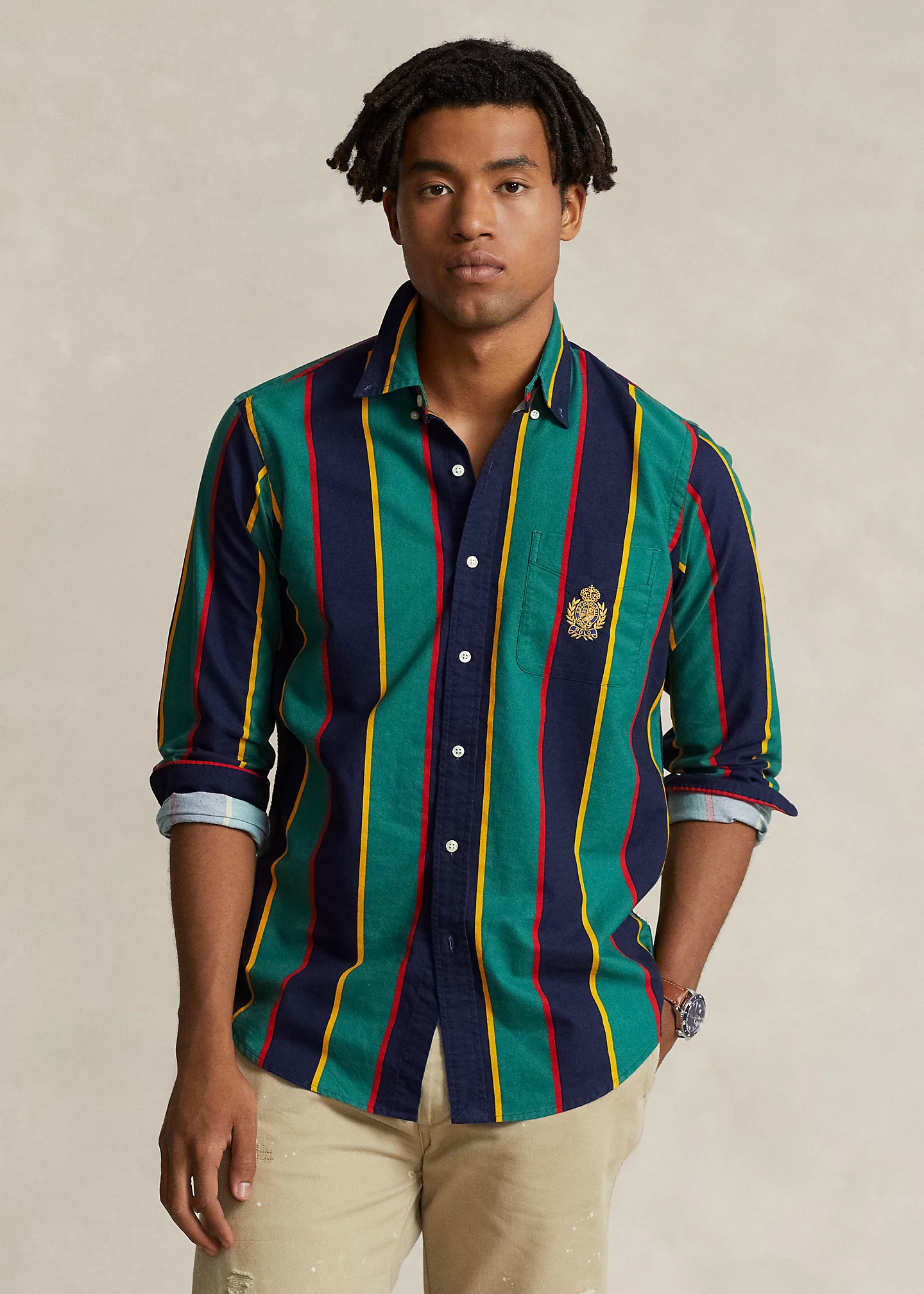 Classic Fit Polo Crest Oxford Shirt