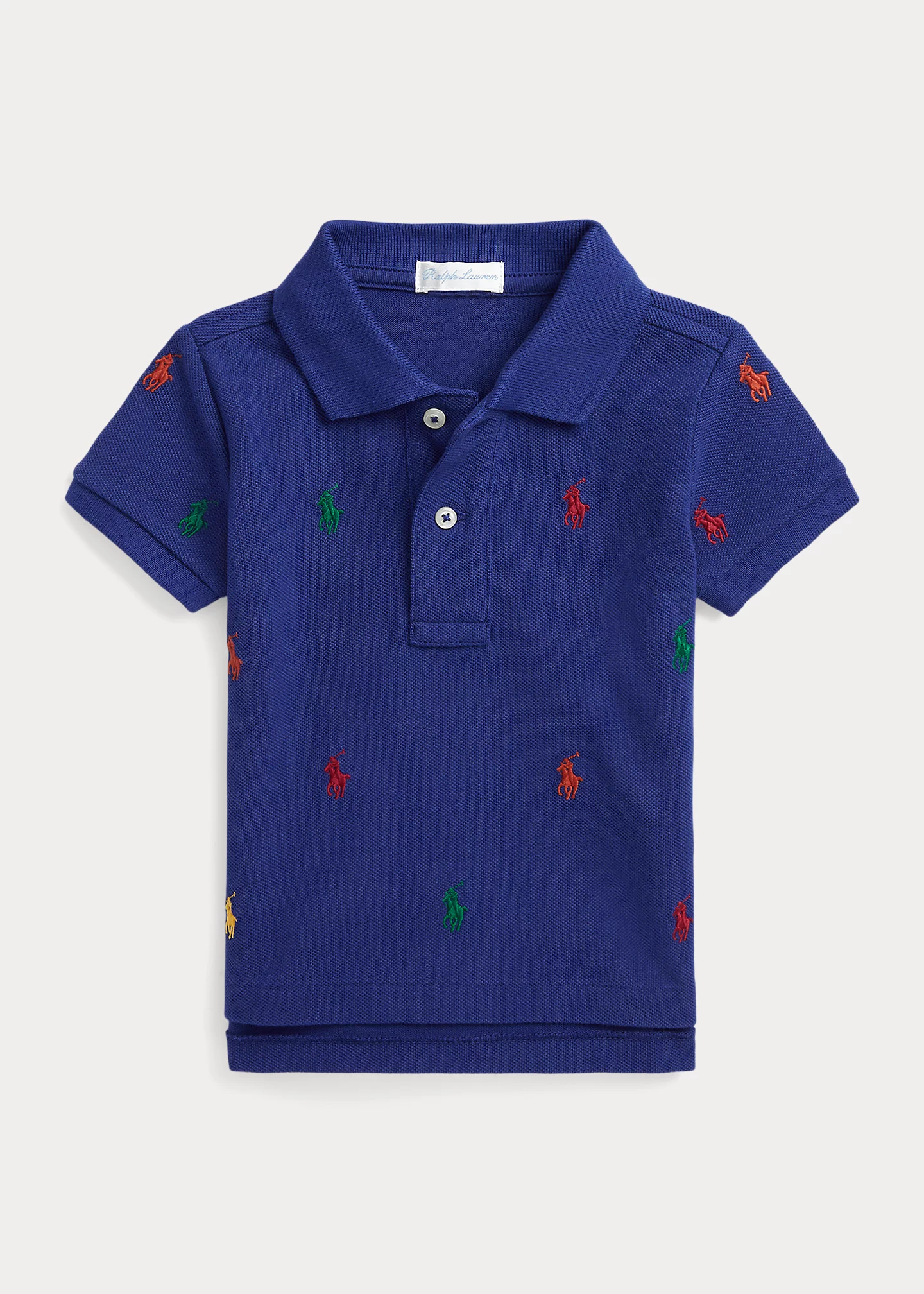 Polo Pony Cotton Mesh Polo Shirt
