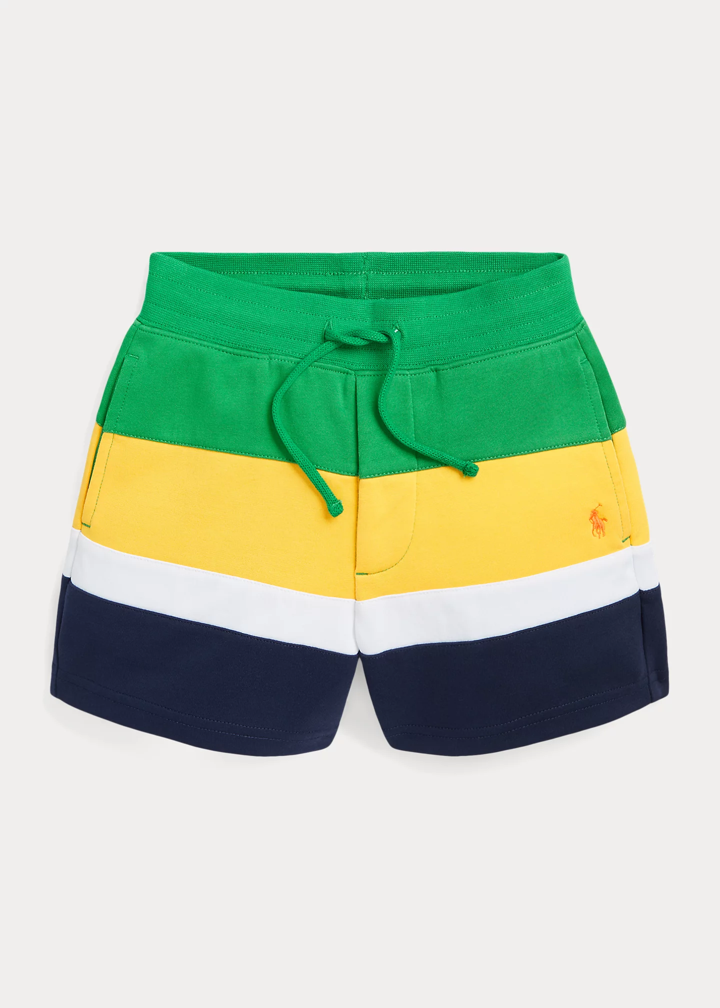 Color-Blocked Double-Knit Short