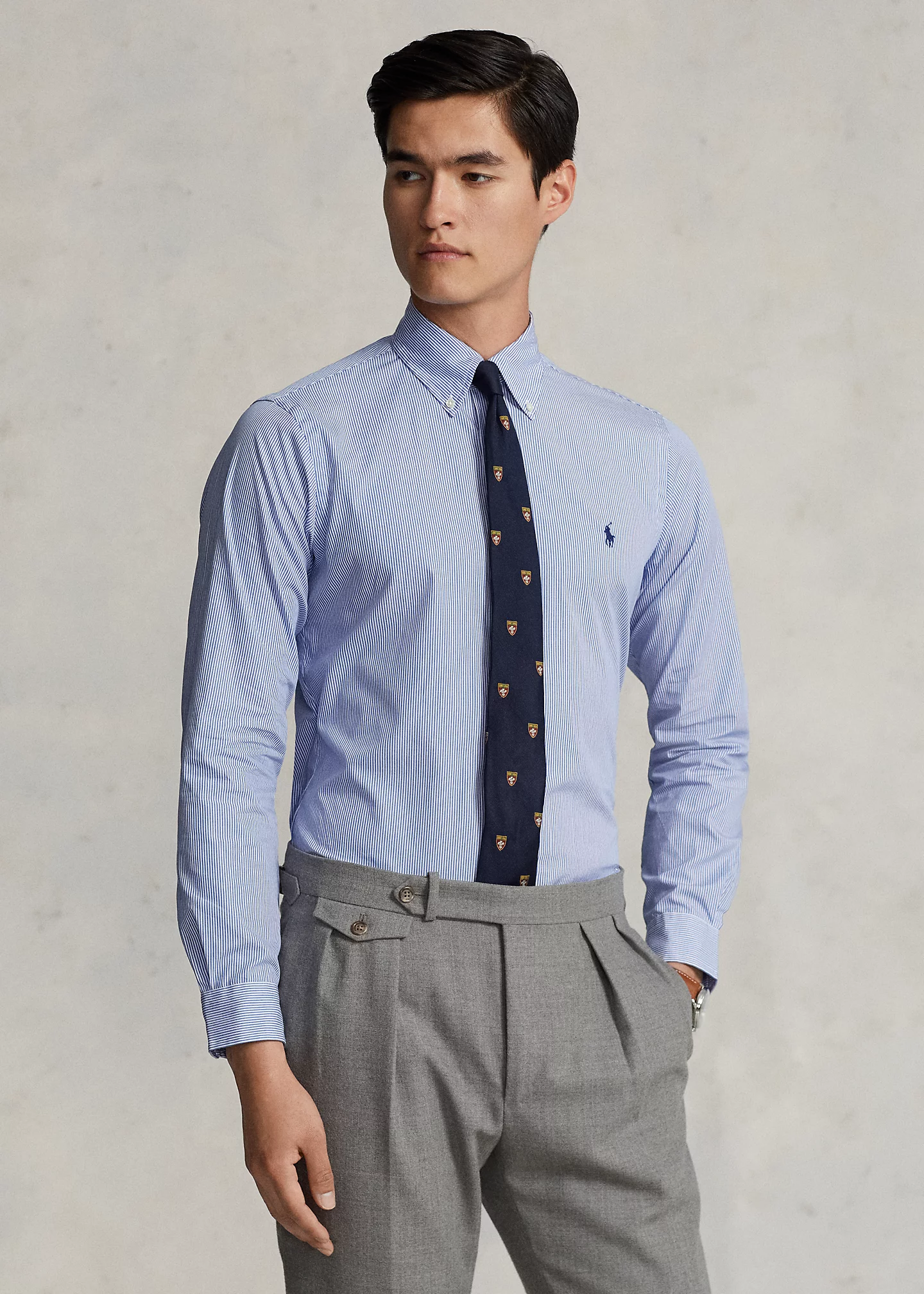 Classic Fit Striped Shirt