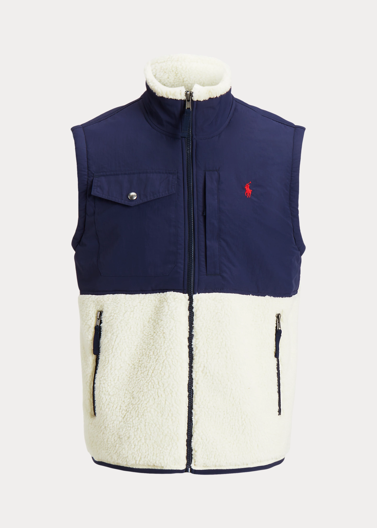 Wind-Blocking Hybrid Vest