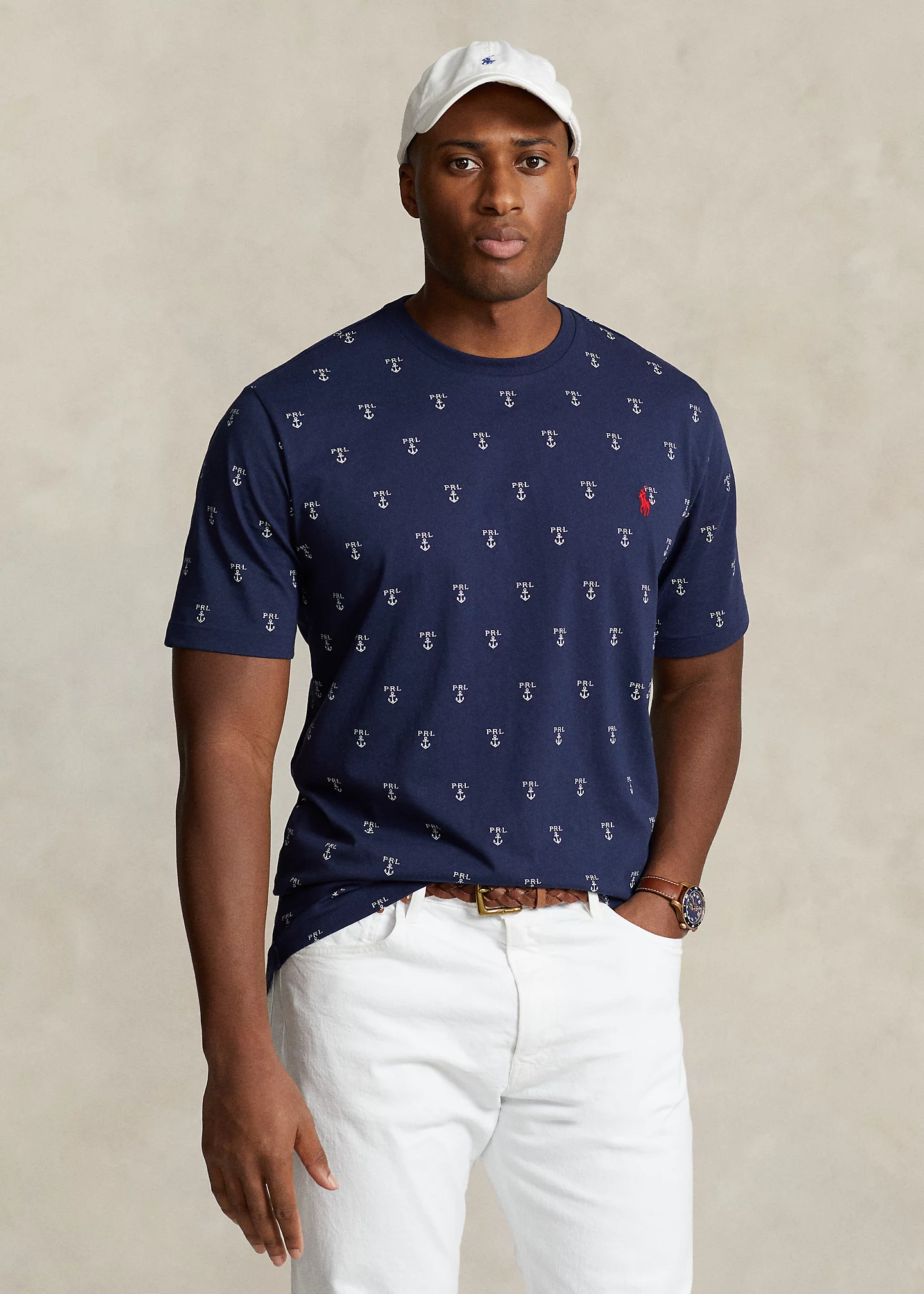 Logo-Anchor Jersey T-Shirt