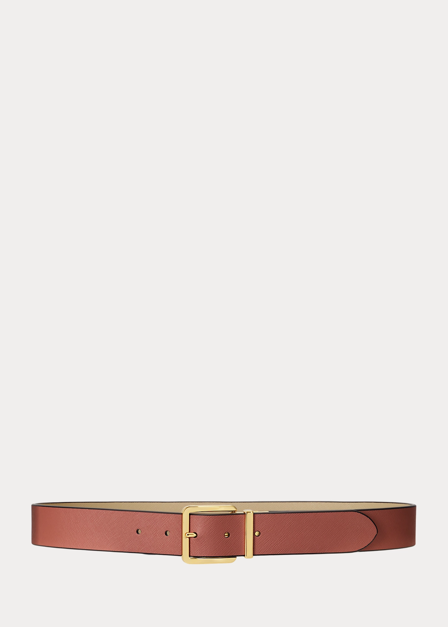 Reversible Crosshatch Leather Belt