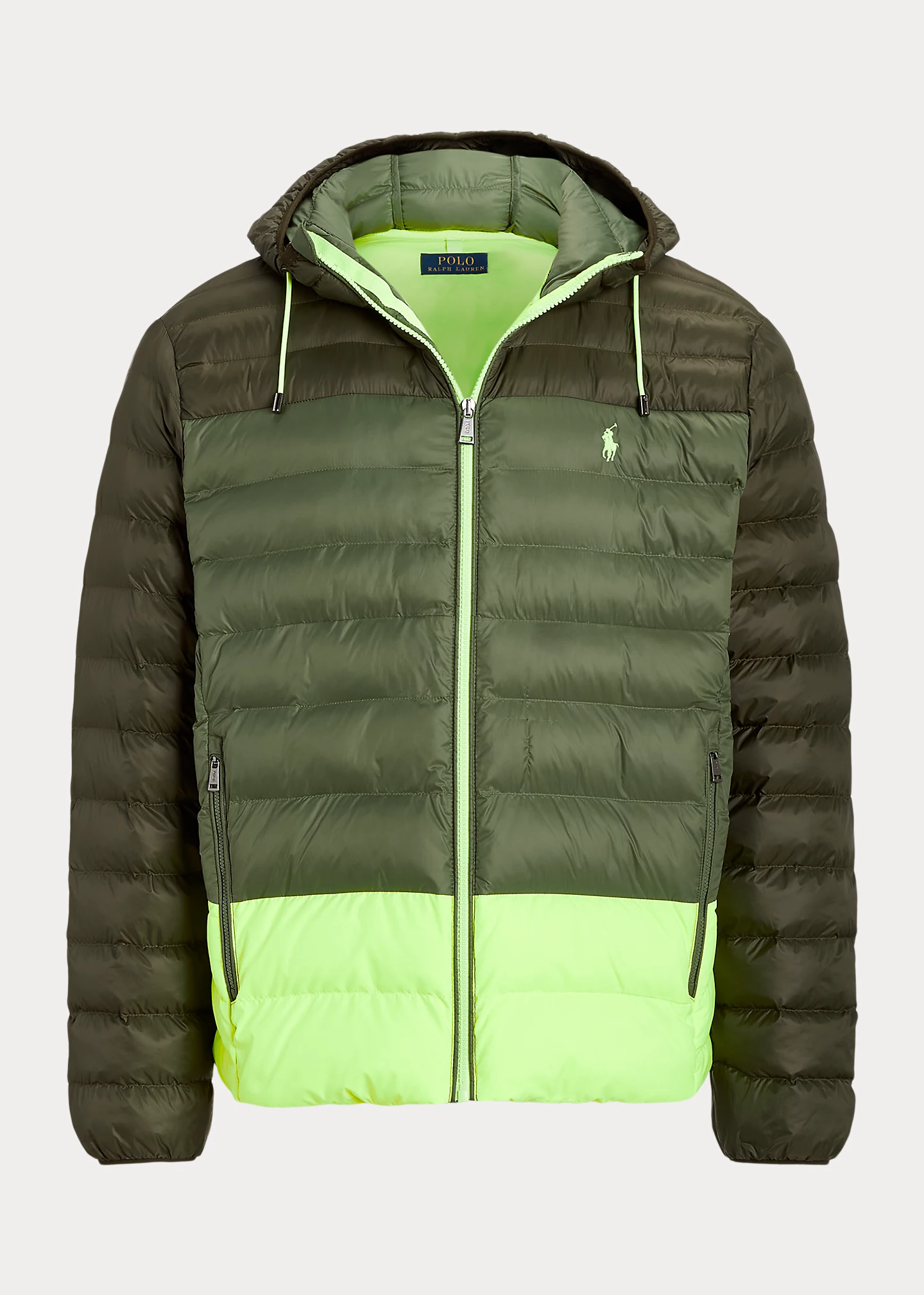 Packable Water-Repellent Hooded Jacket
