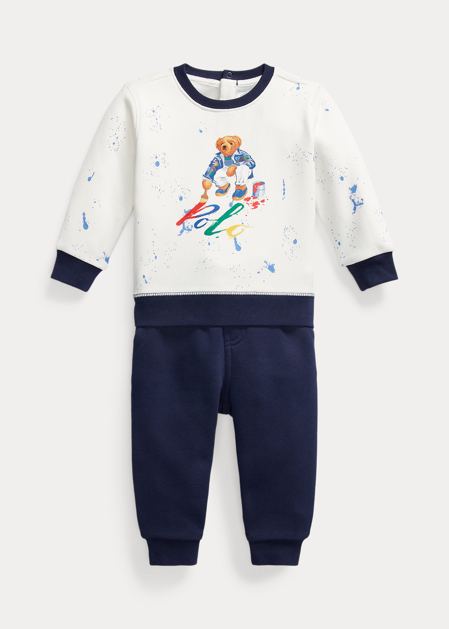 Polo Bear Fleece Sweatshirt & Pant Set
