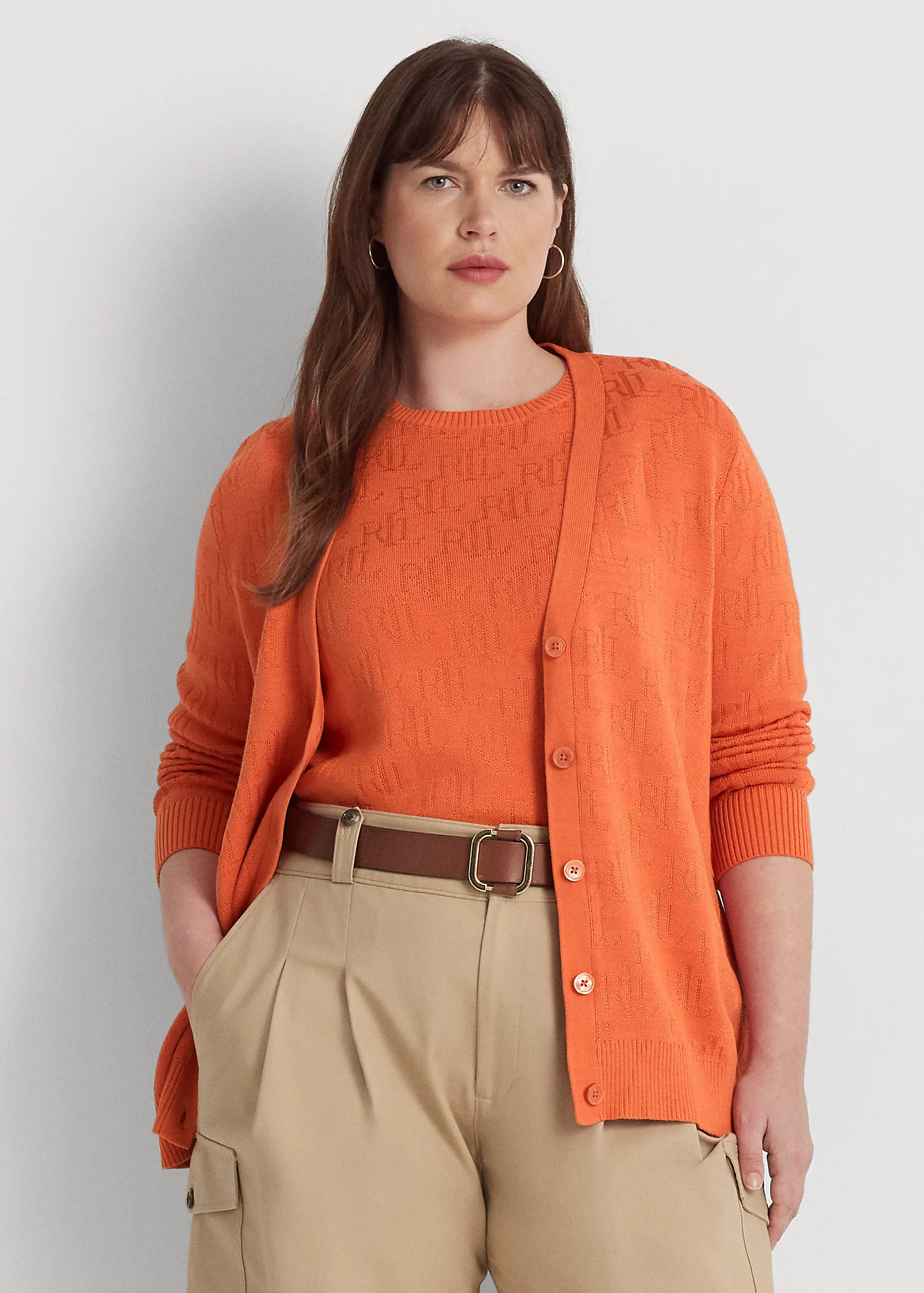 Monogram Jacquard Cardigan