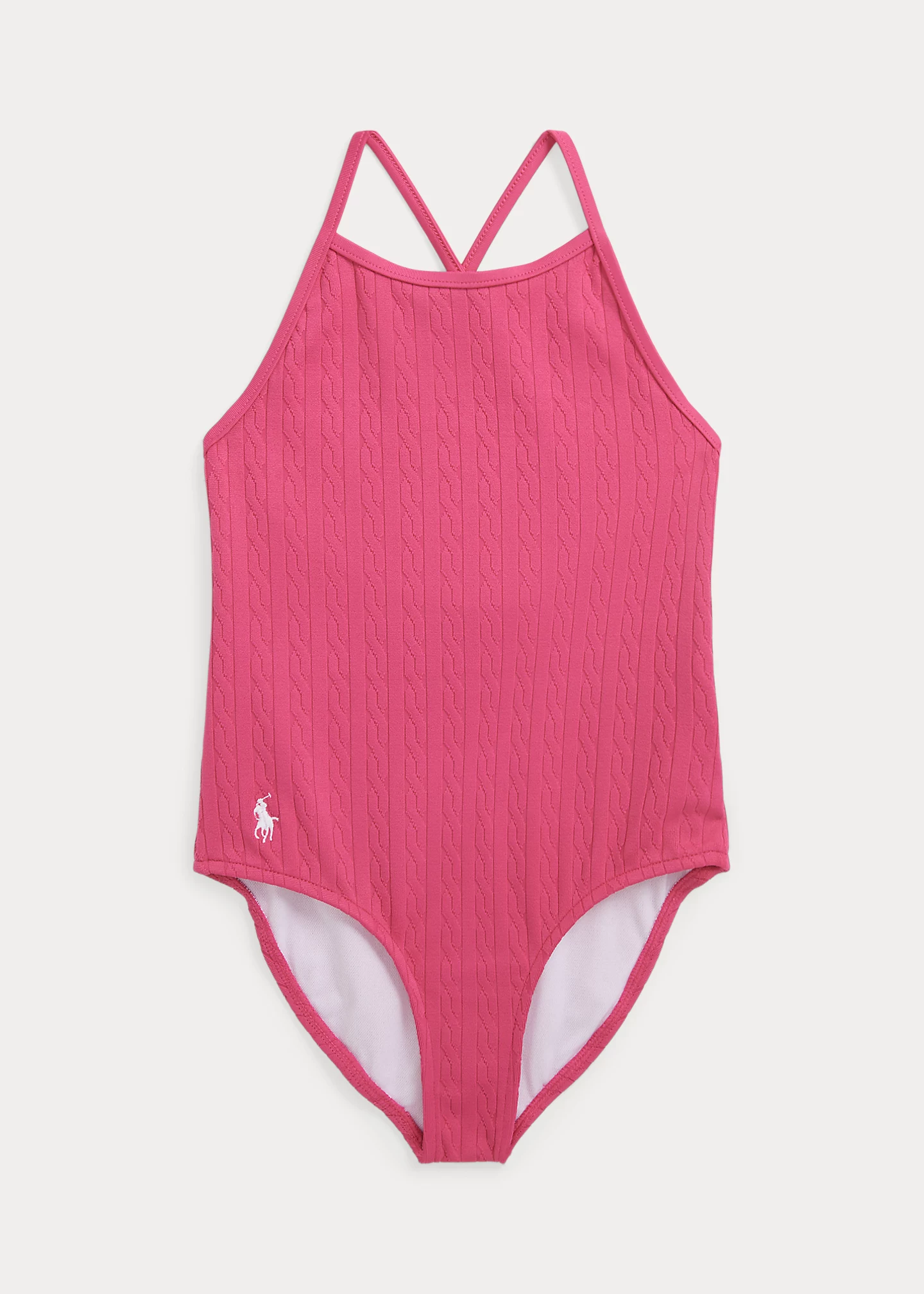 Stretch Jacquard One-Piece Swimsuit