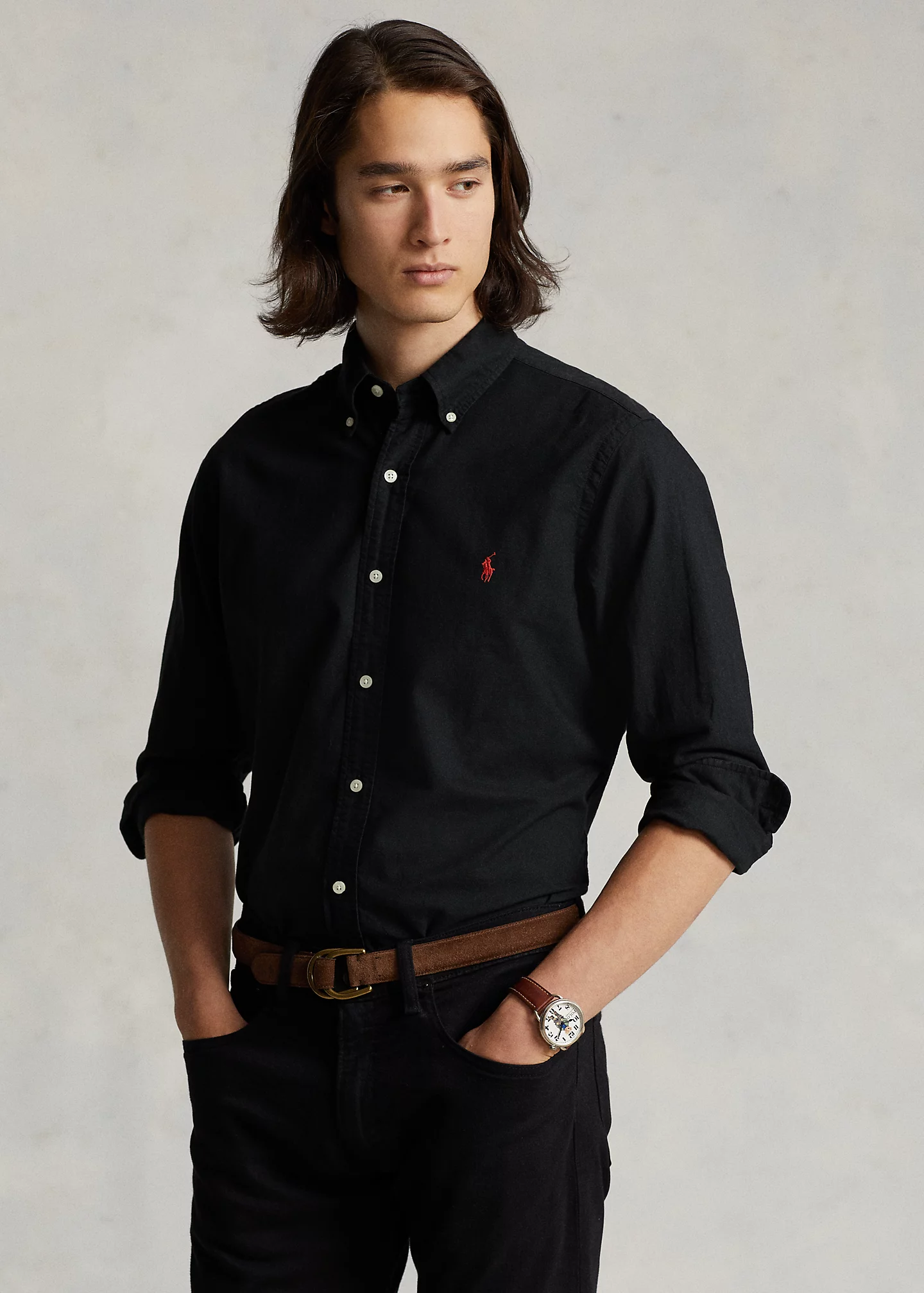 Garment-Dyed Oxford Shirt - All Fits