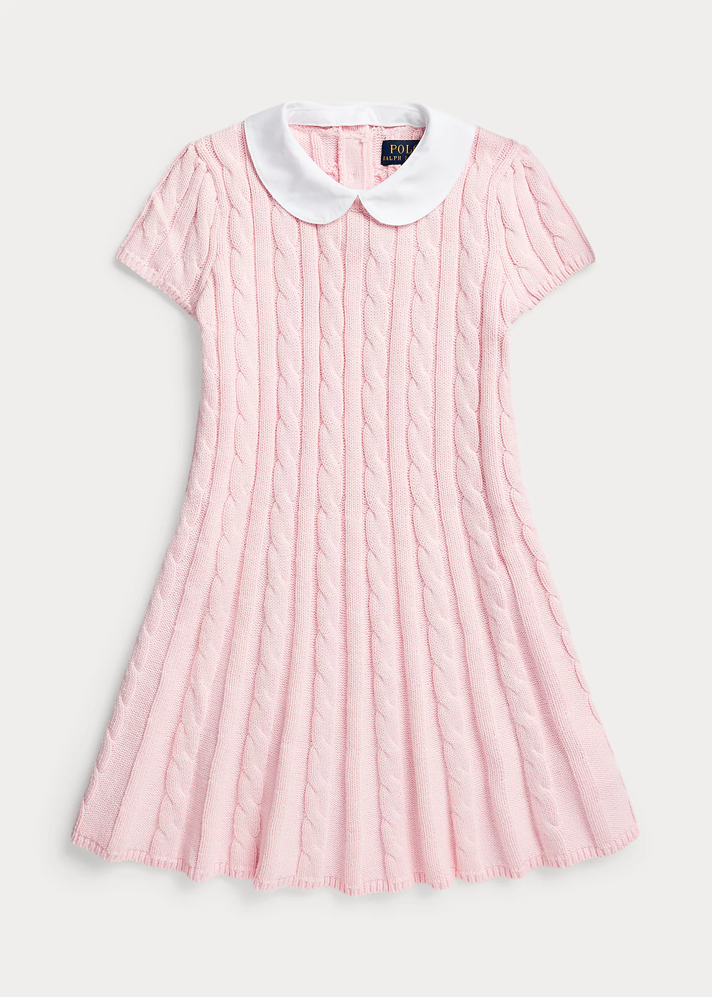 Cable-Knit Cotton Sweater Dress