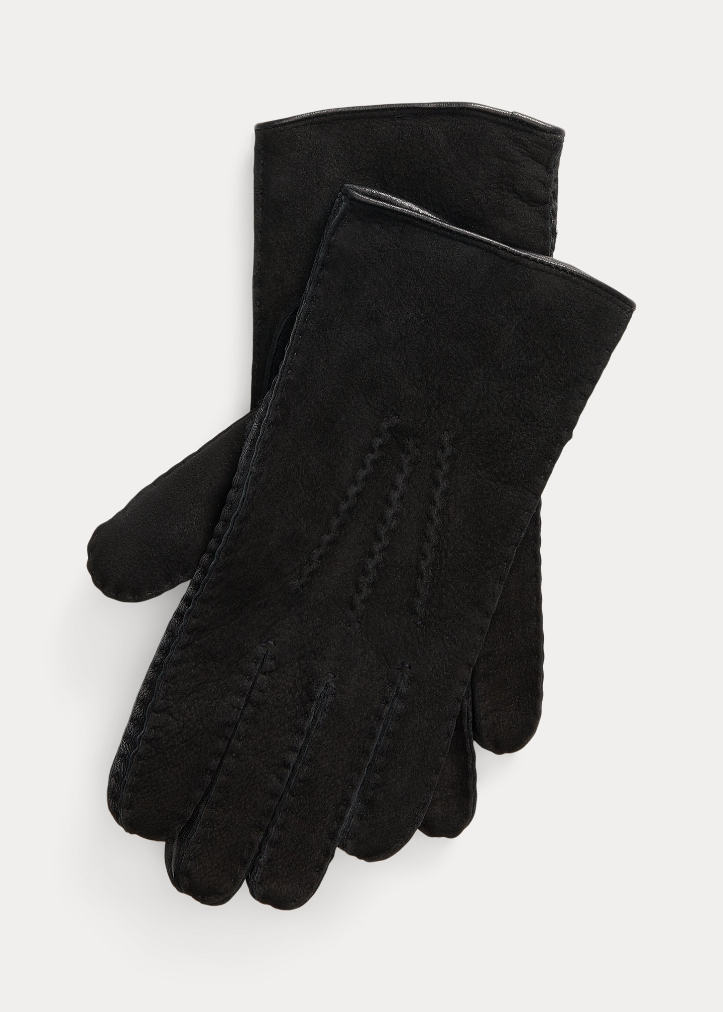 Stitched Shearling Gloves