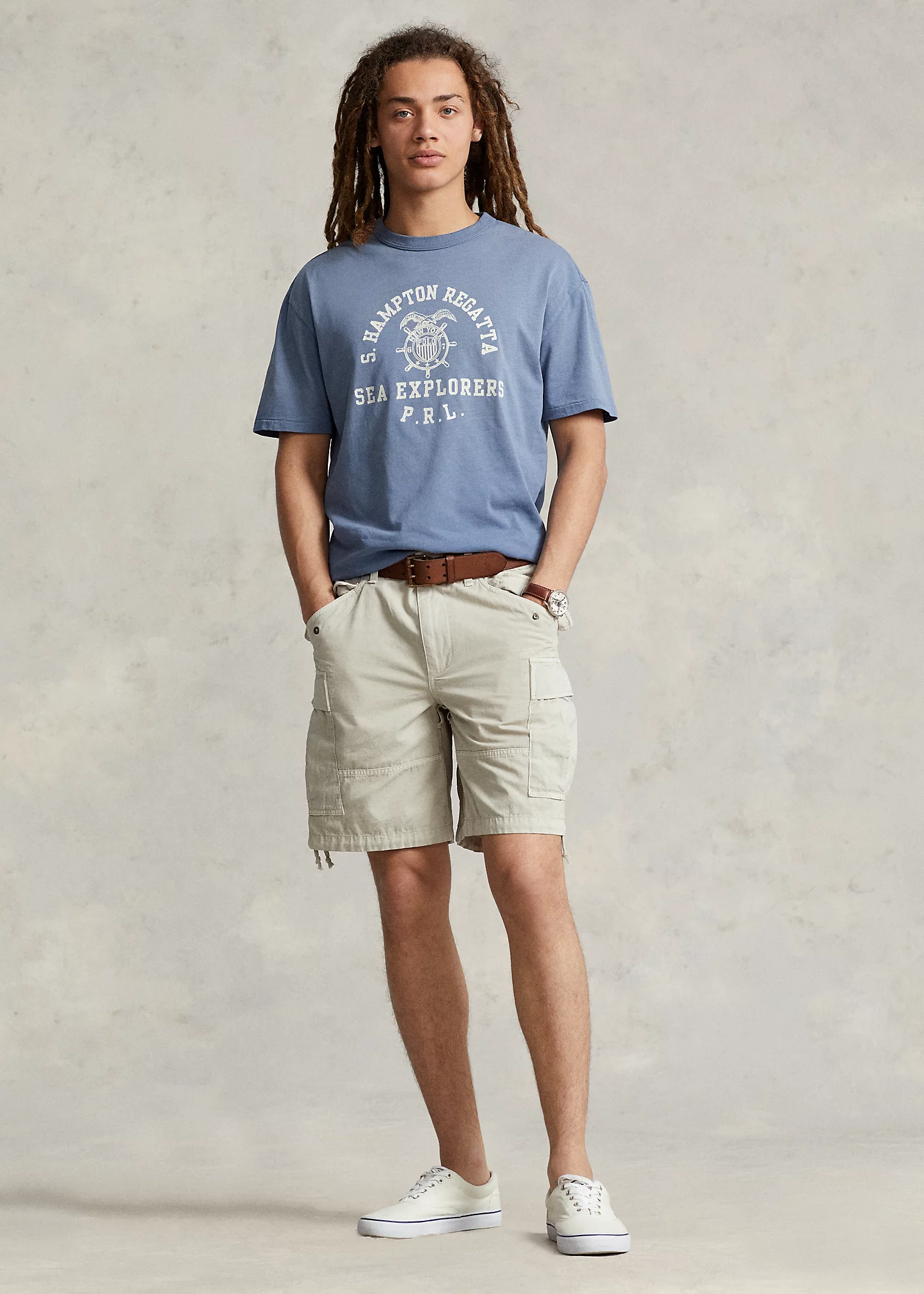 9-Inch Classic Fit Canvas Cargo Short