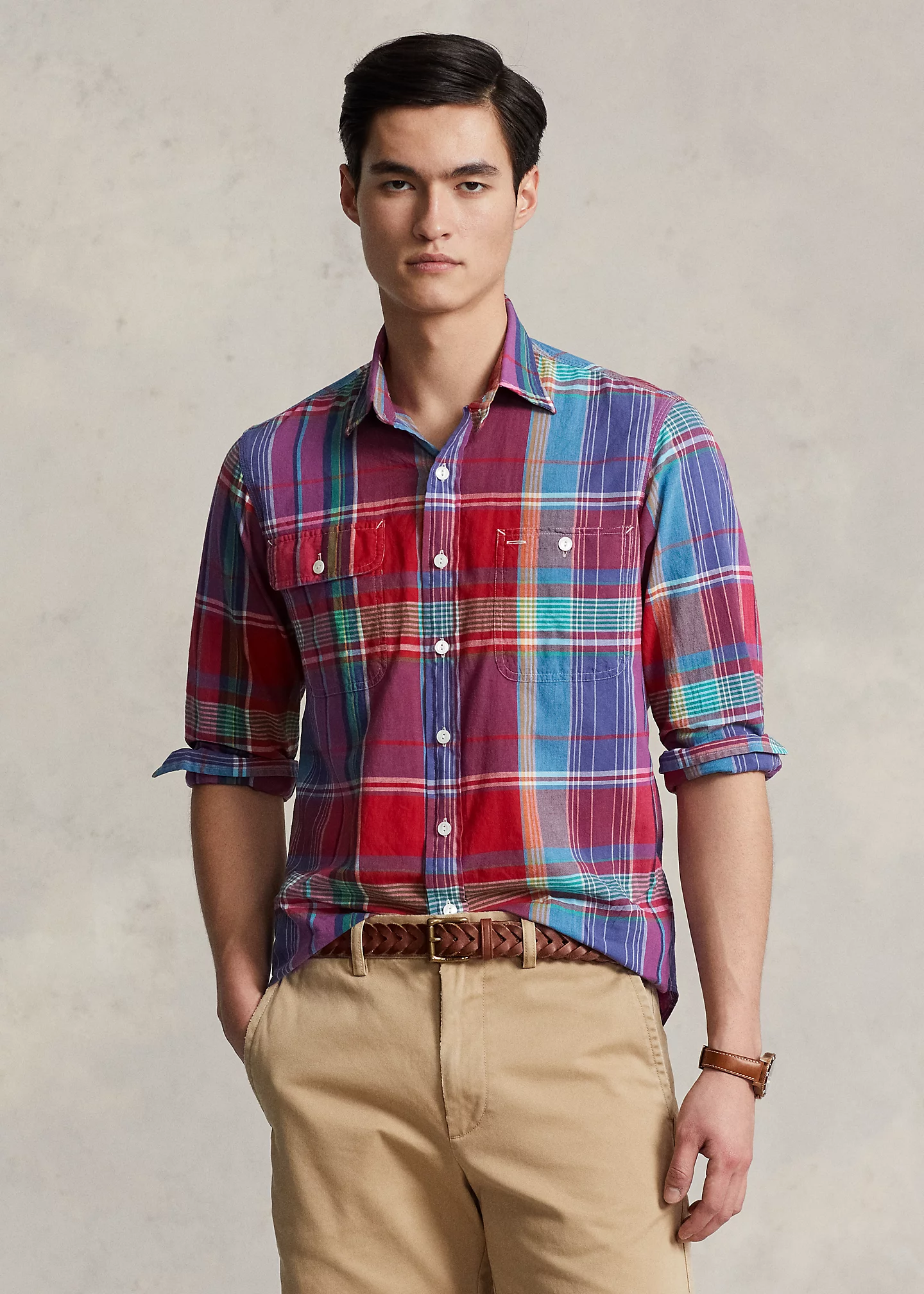 Classic Fit Madras Workshirt