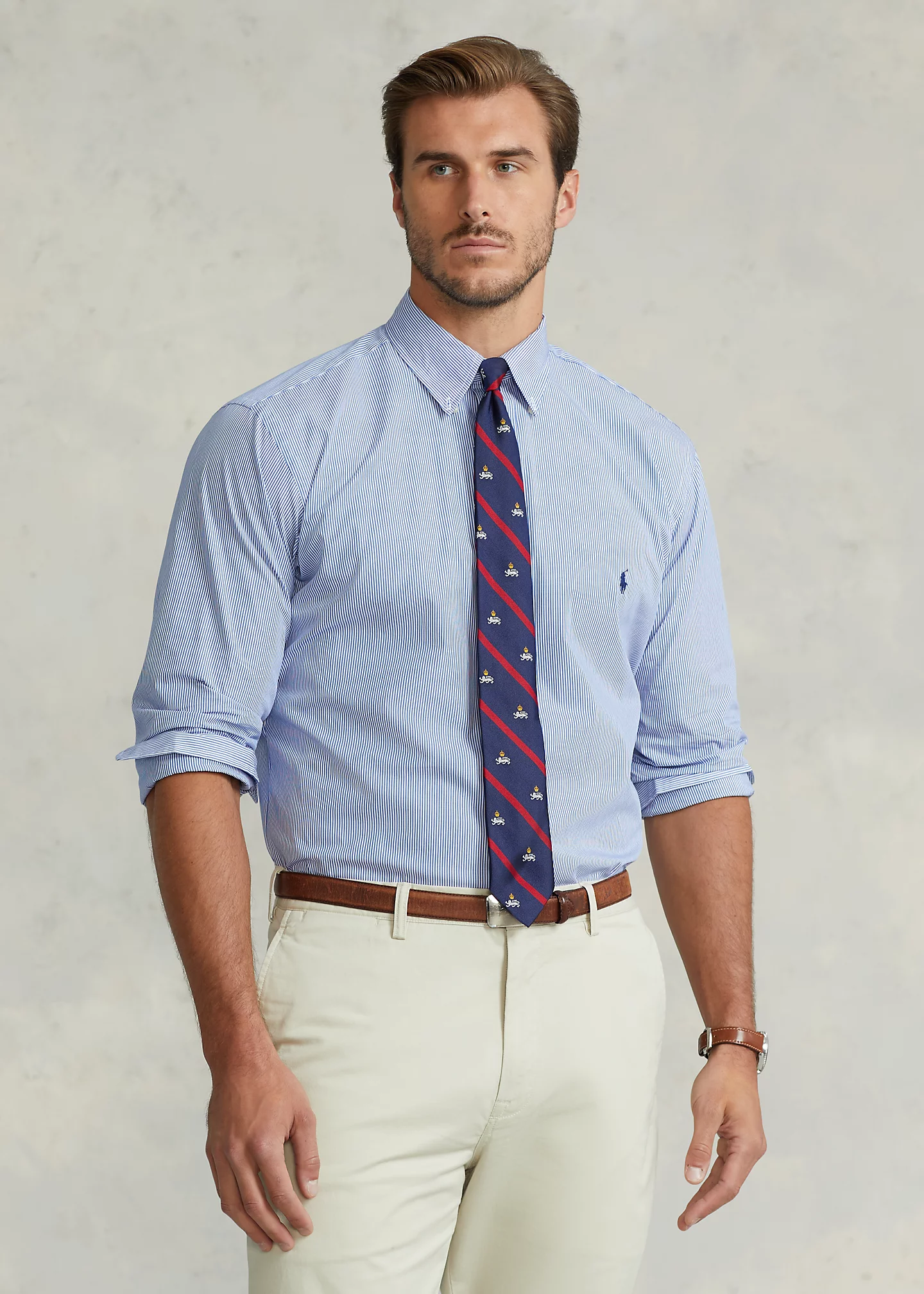 Striped Poplin Shirt