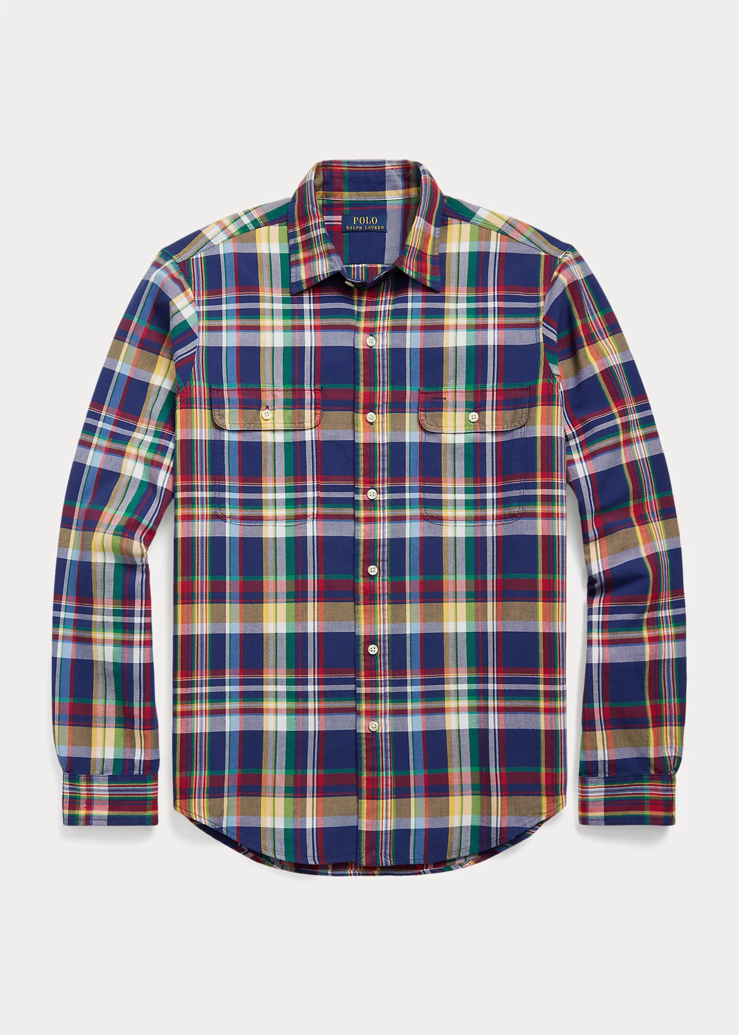Classic Fit Plaid Oxford Workshirt