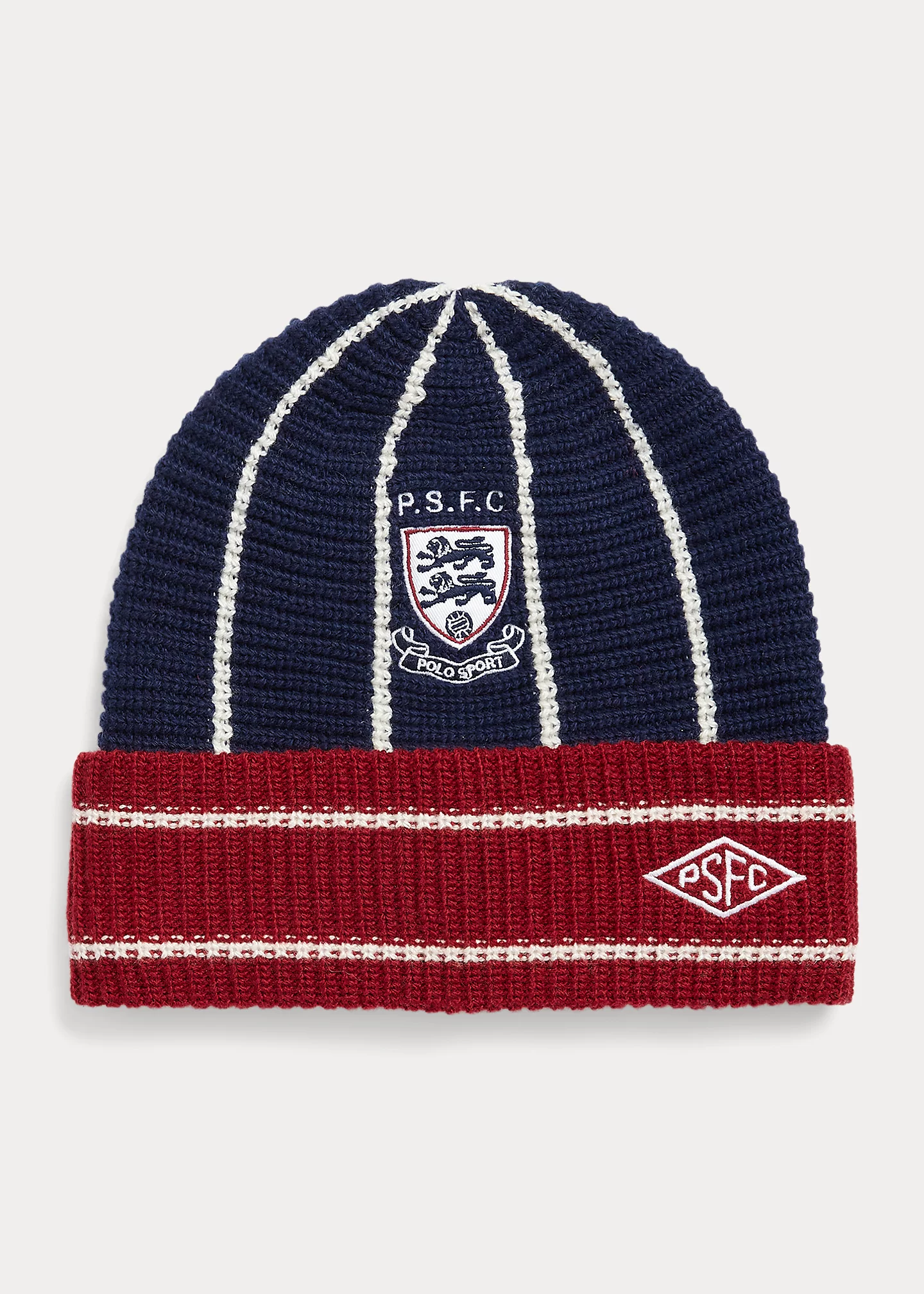 Polo Sport Crest Striped Beanie