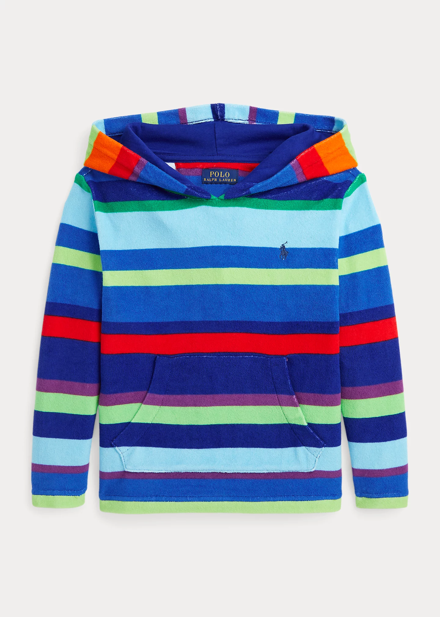 Striped Terry Hoodie