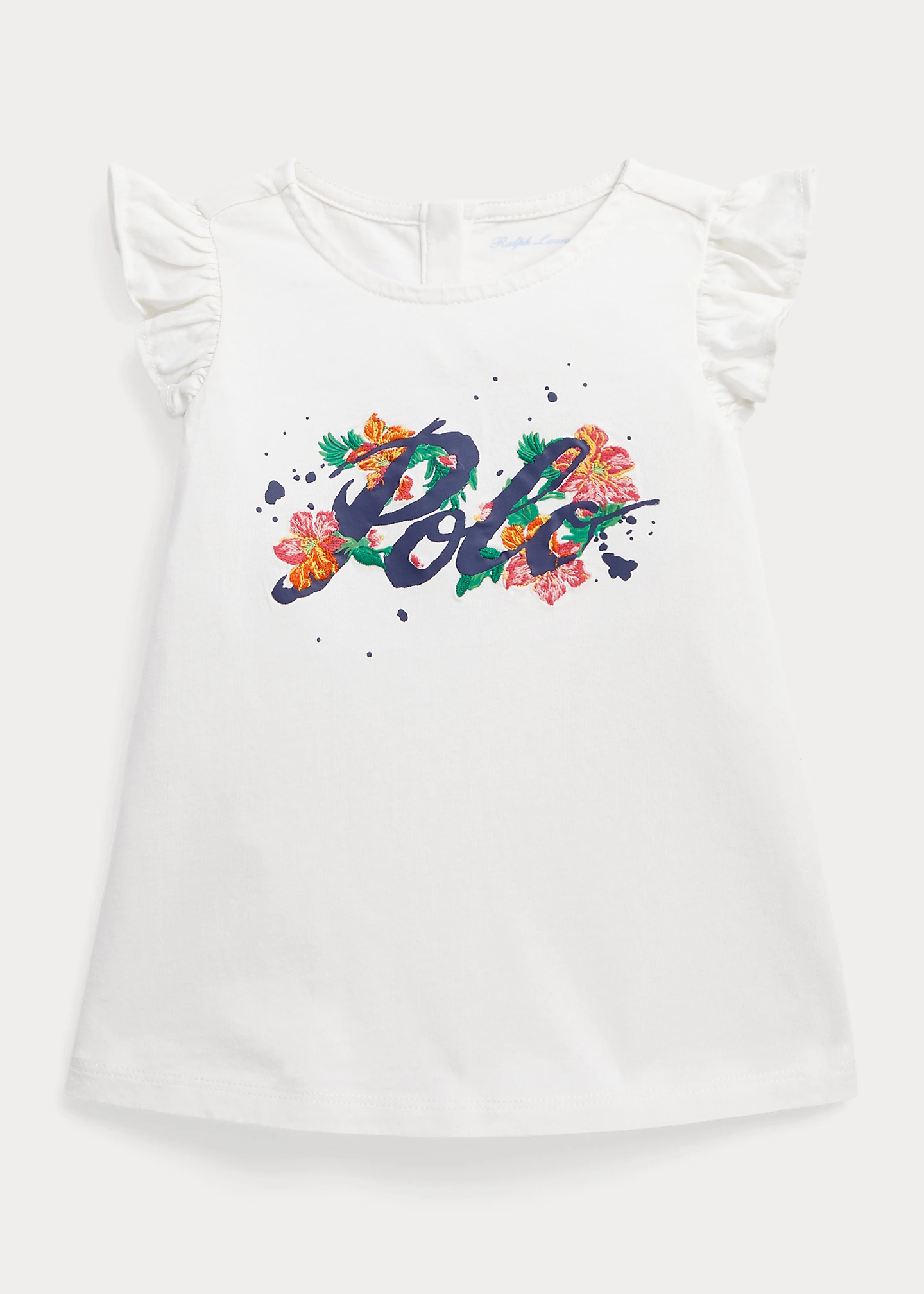 Logo Cotton Jersey Top