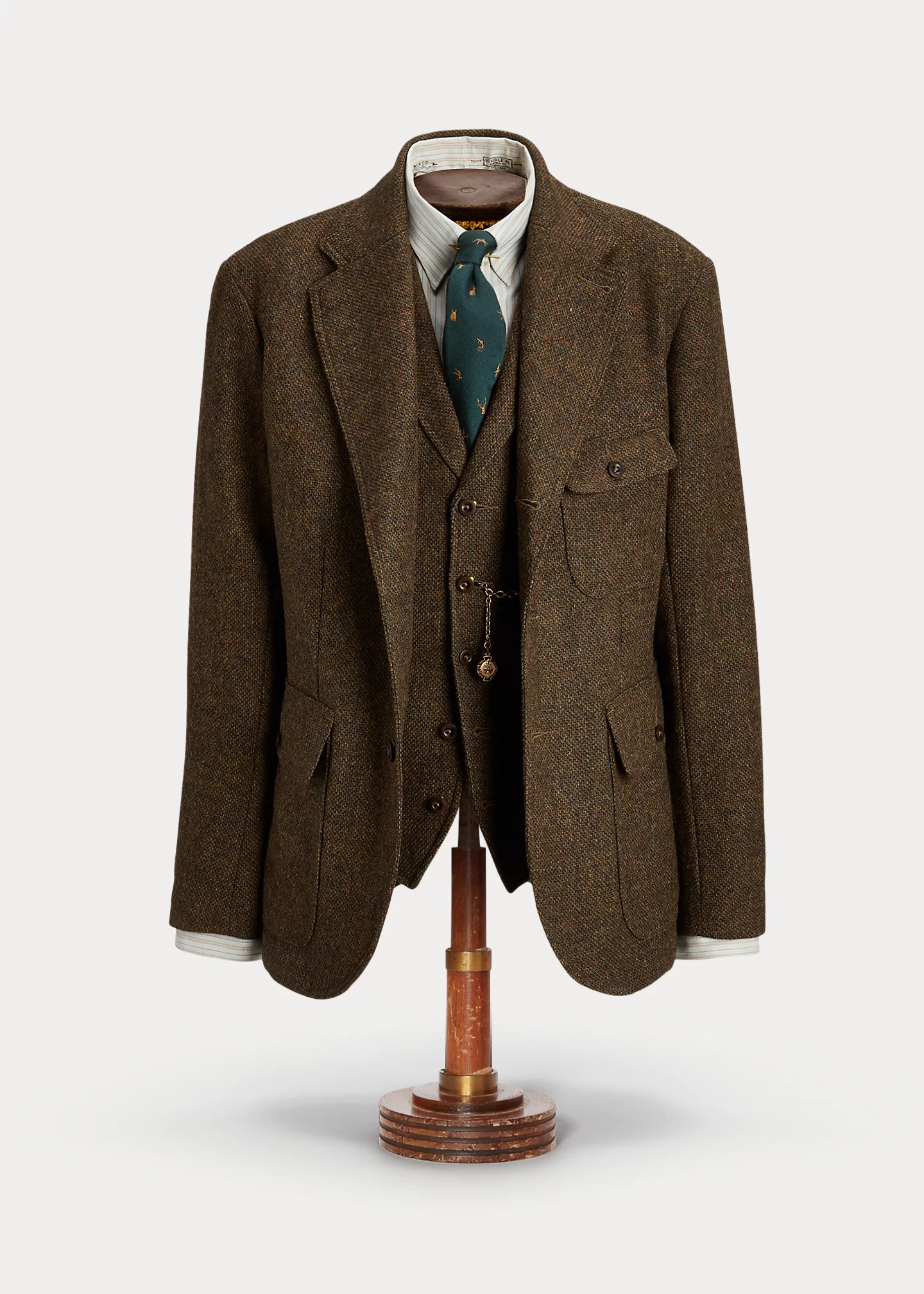 Unconstructed Wool Tweed Sport Coat
