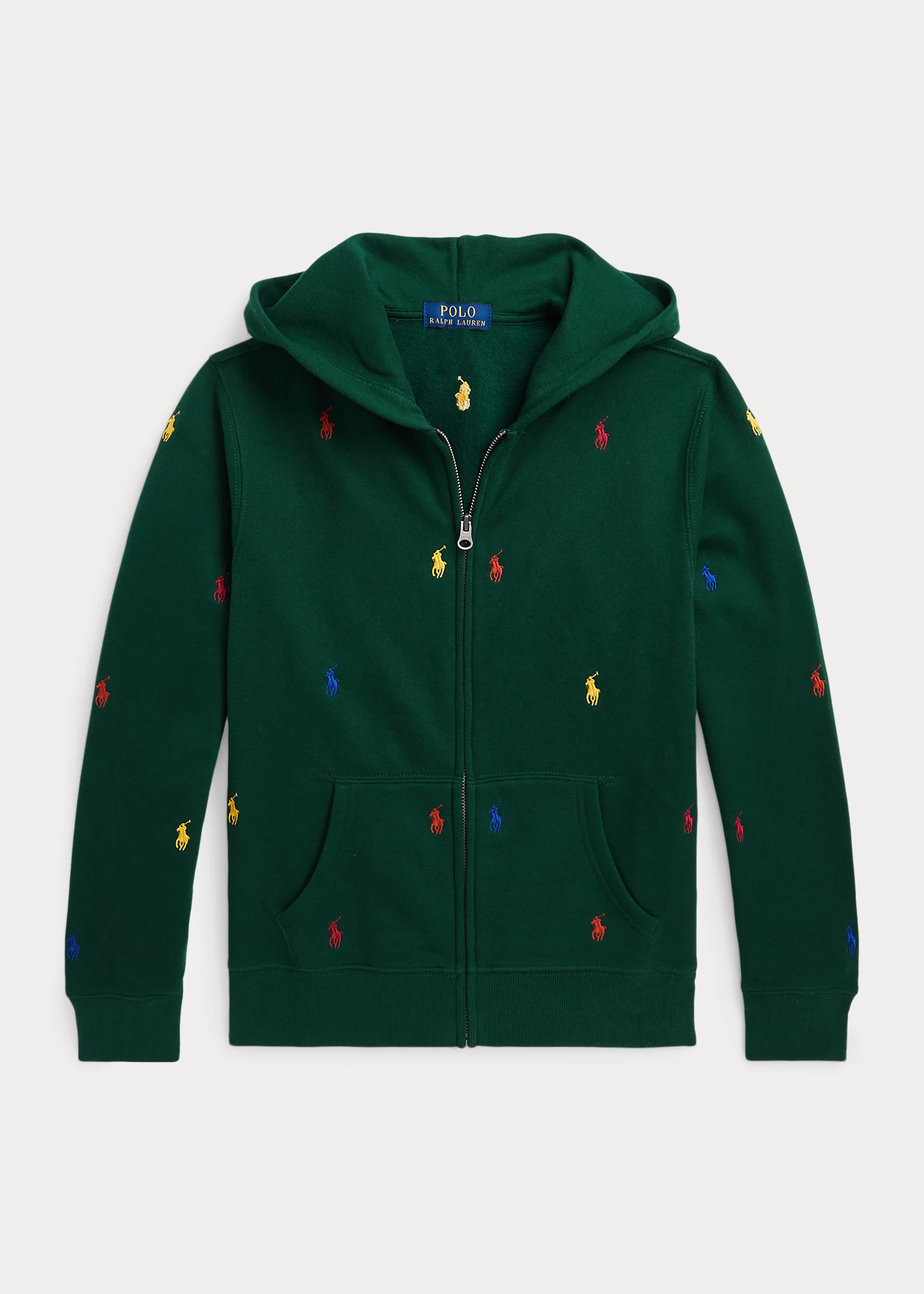 Polo Pony Fleece Full-Zip Hoodie