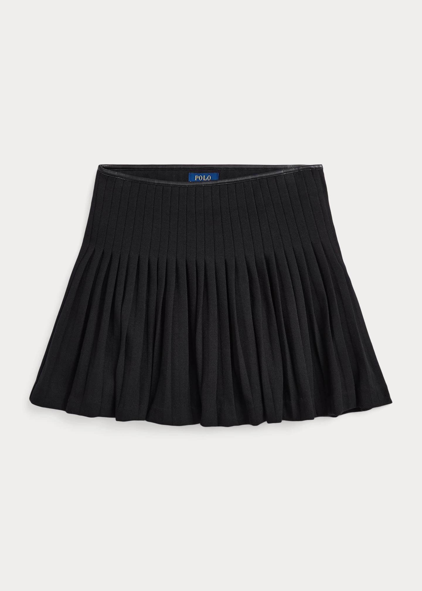 Pleated Flannel Skirt