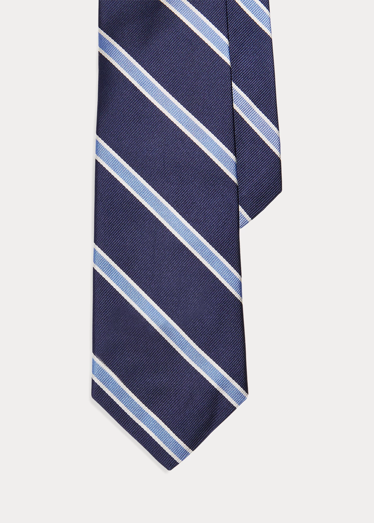 Striped Silk Repp Tie