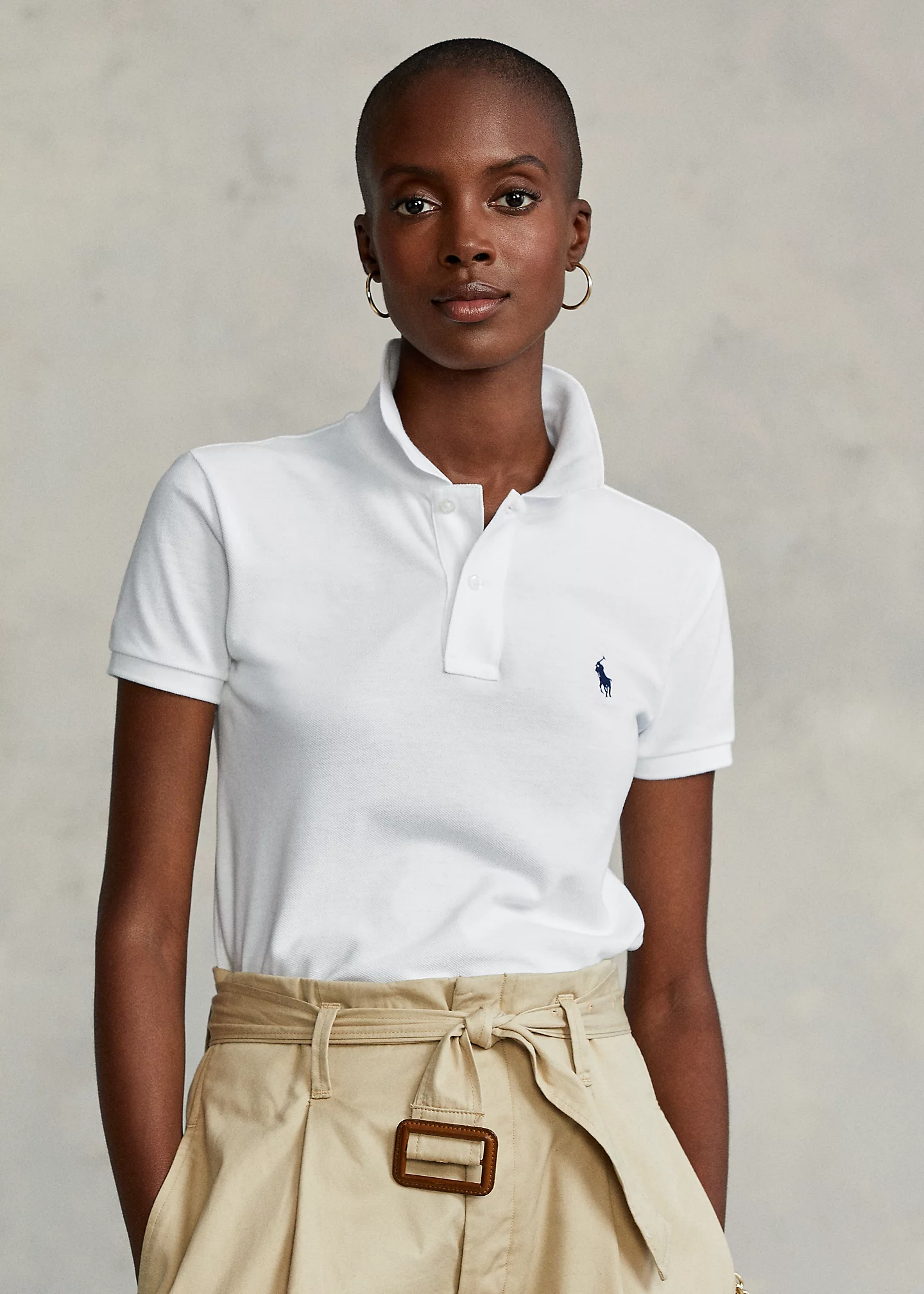 Classic Fit Mesh Polo Shirt