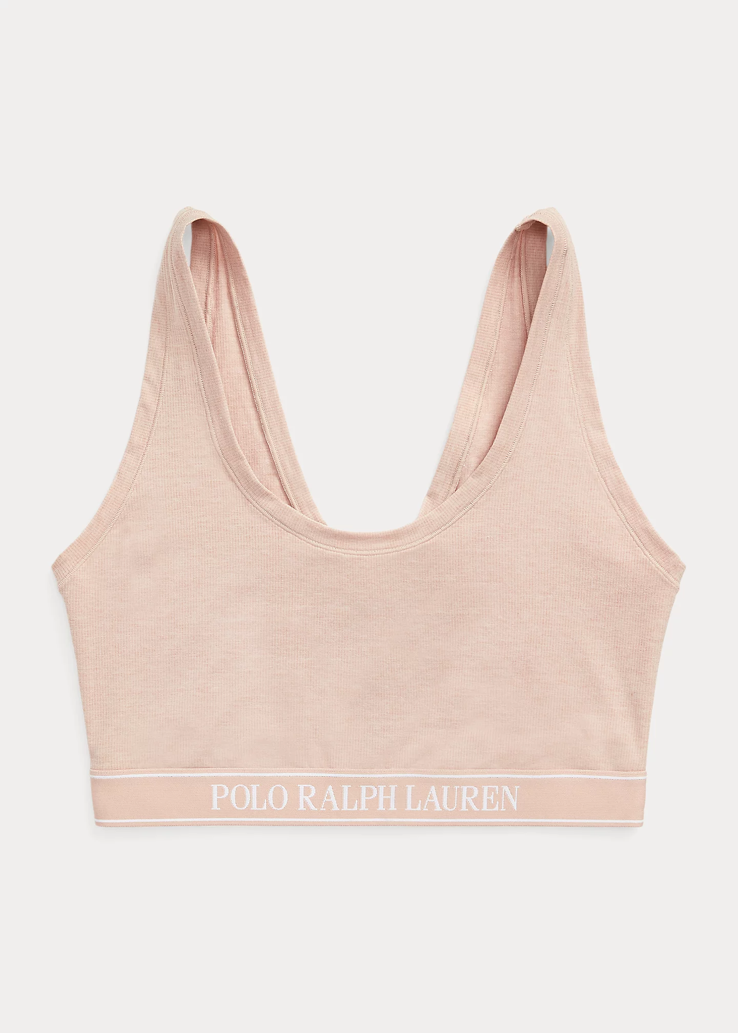 Repeat-Logo Scoop Cropped Tank