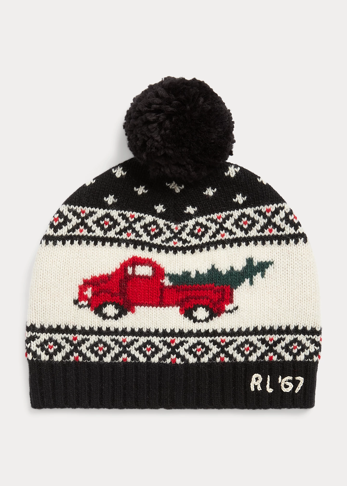 Fair Isle Merino-Wool-Blend Beanie