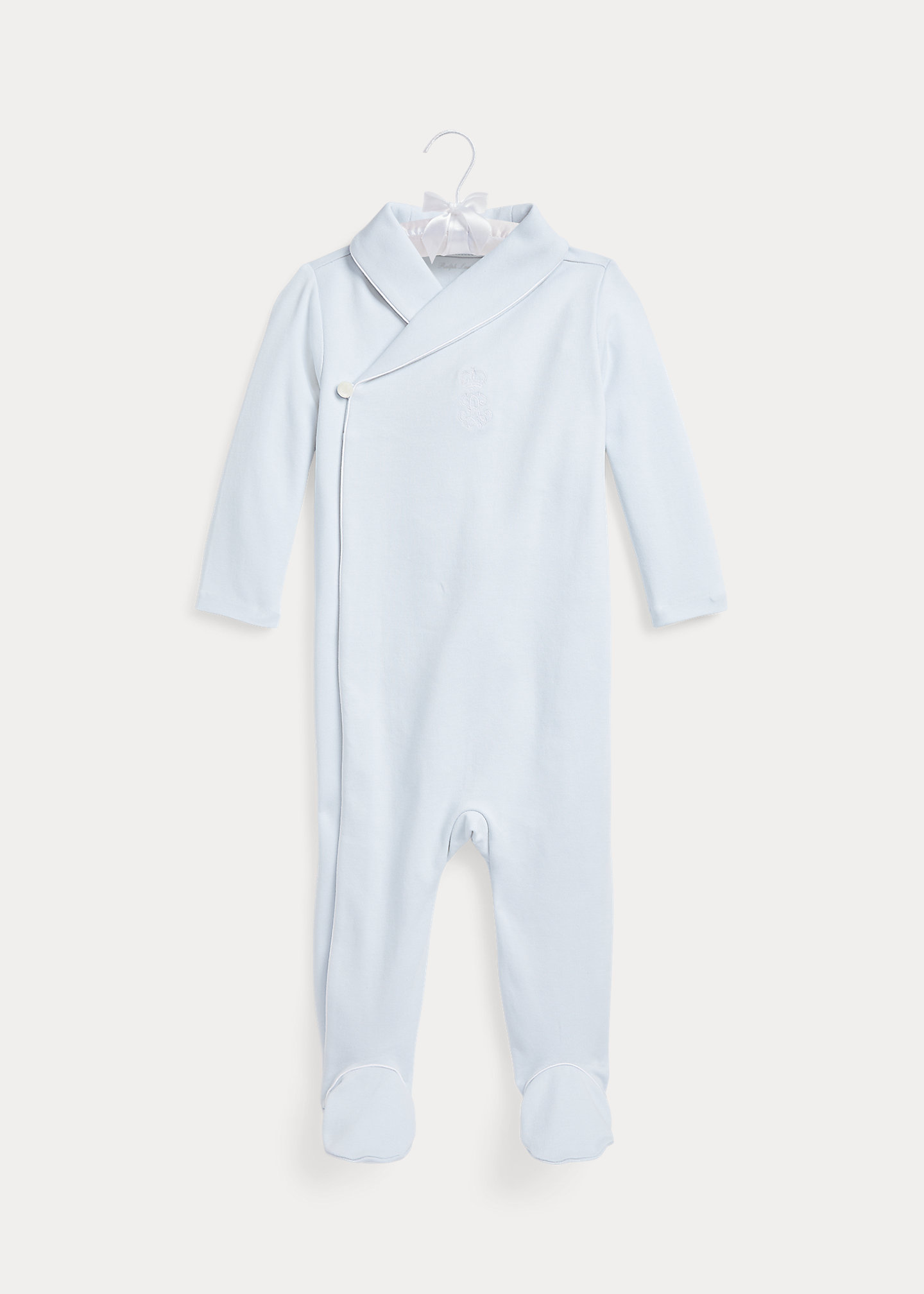 Organic Cotton Interlock Footed Coverall