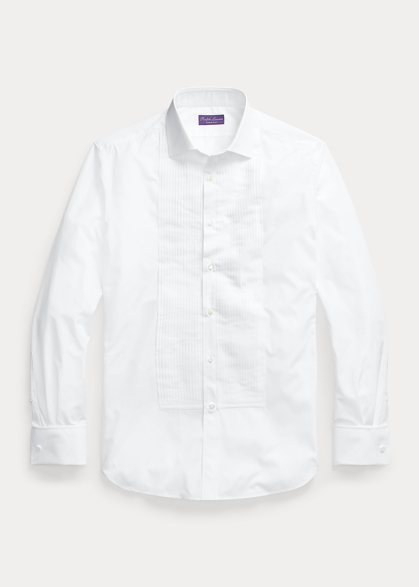 Poplin French Cuff Tuxedo Shirt