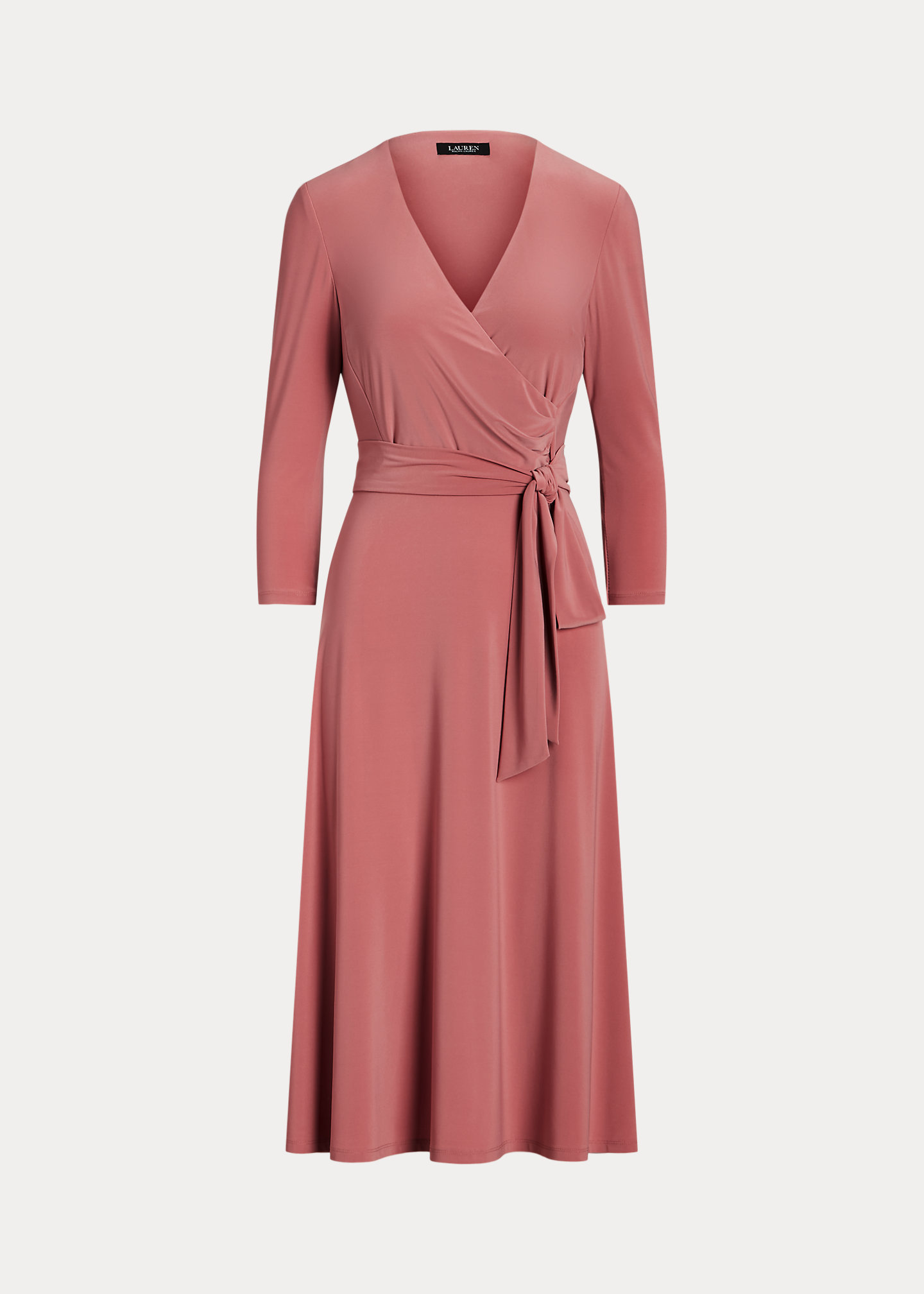 Surplice Jersey Dress